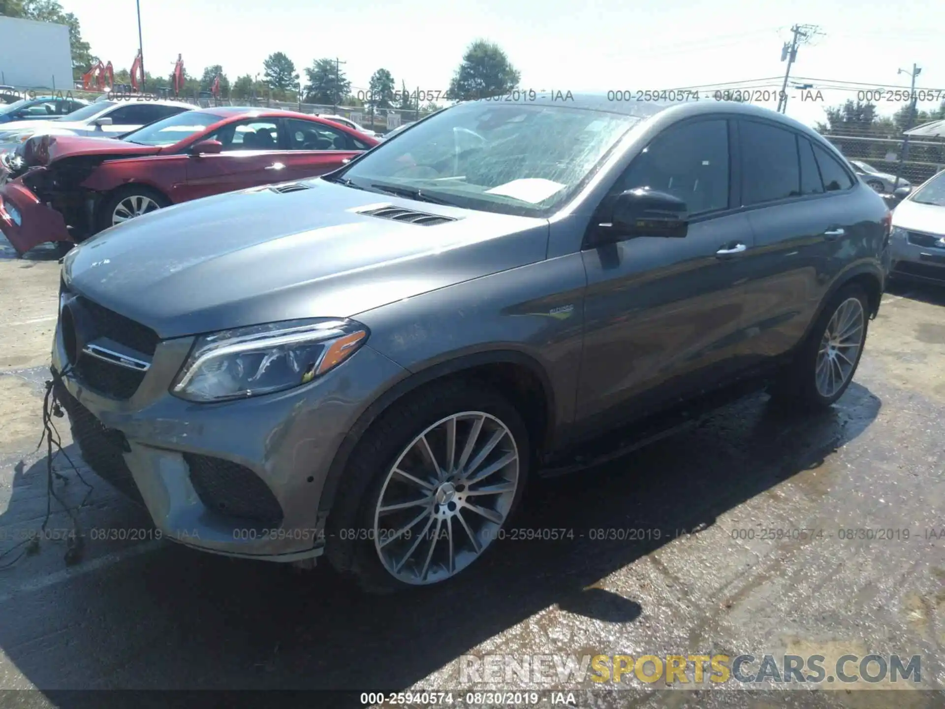 2 Photograph of a damaged car 4JGED6EB6KA135726 MERCEDES-BENZ GLE COUPE 2019