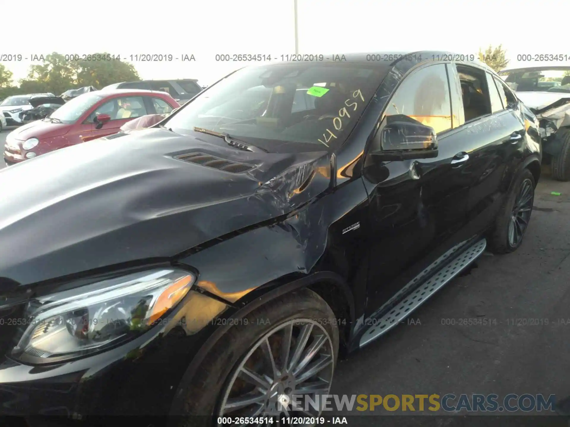 6 Photograph of a damaged car 4JGED6EBXKA140959 MERCEDES-BENZ GLE COUPE 2019