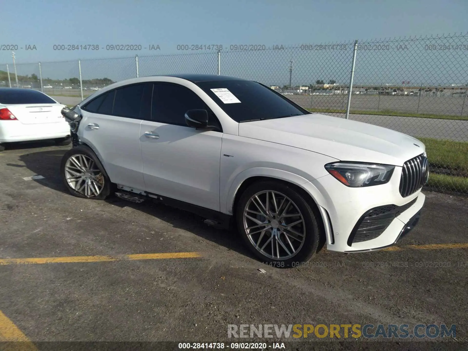 1 Photograph of a damaged car 4JGFD6BB8MA199584 MERCEDES-BENZ GLE COUPE 2021