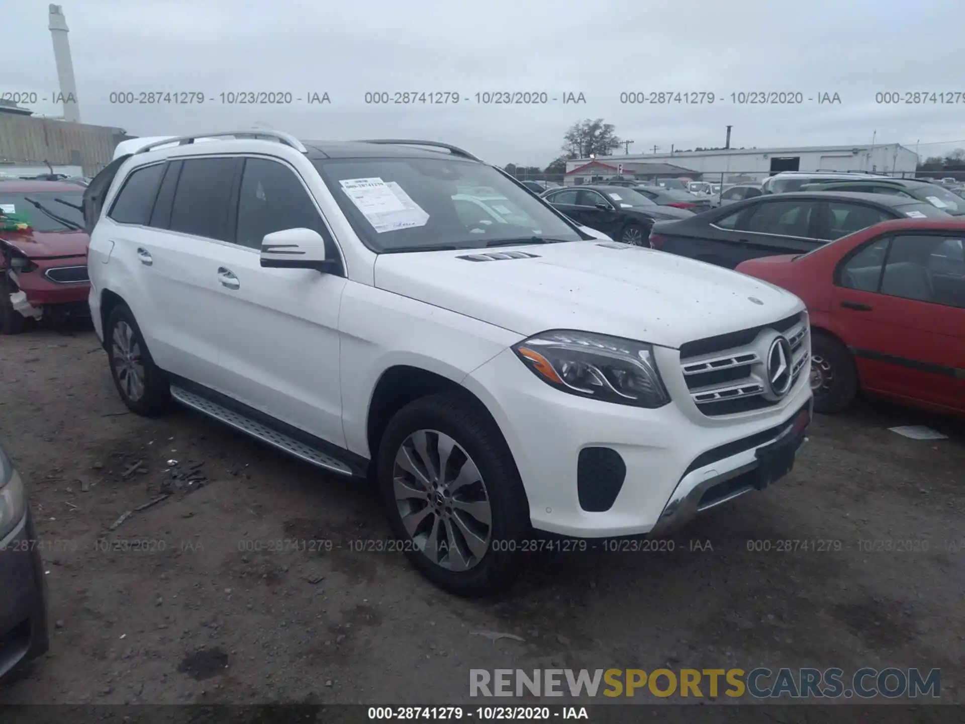 1 Photograph of a damaged car 4JGDF6EE0KB200578 MERCEDES-BENZ GLS 2019