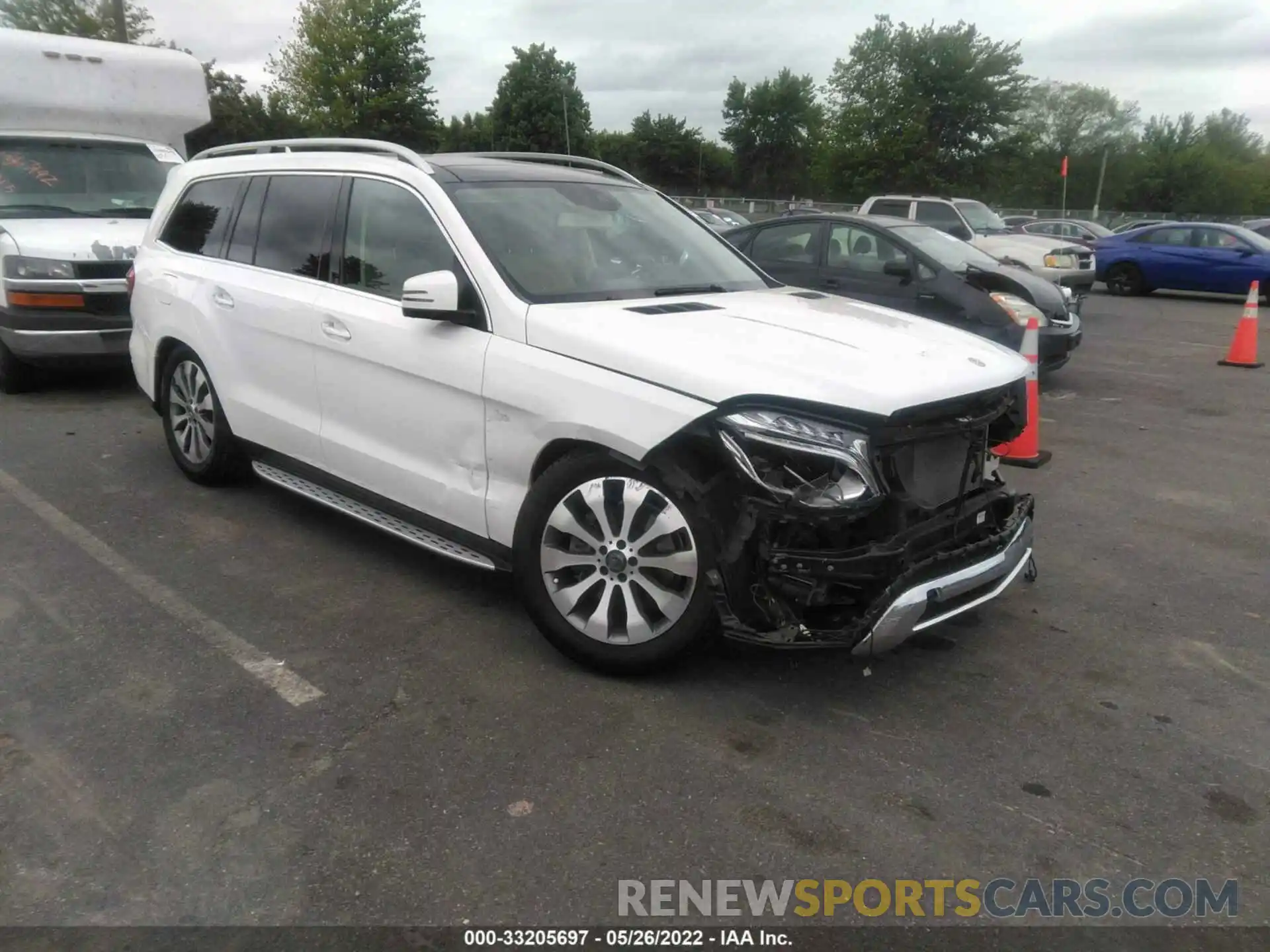 1 Photograph of a damaged car 4JGDF6EE0KB221446 MERCEDES-BENZ GLS 2019