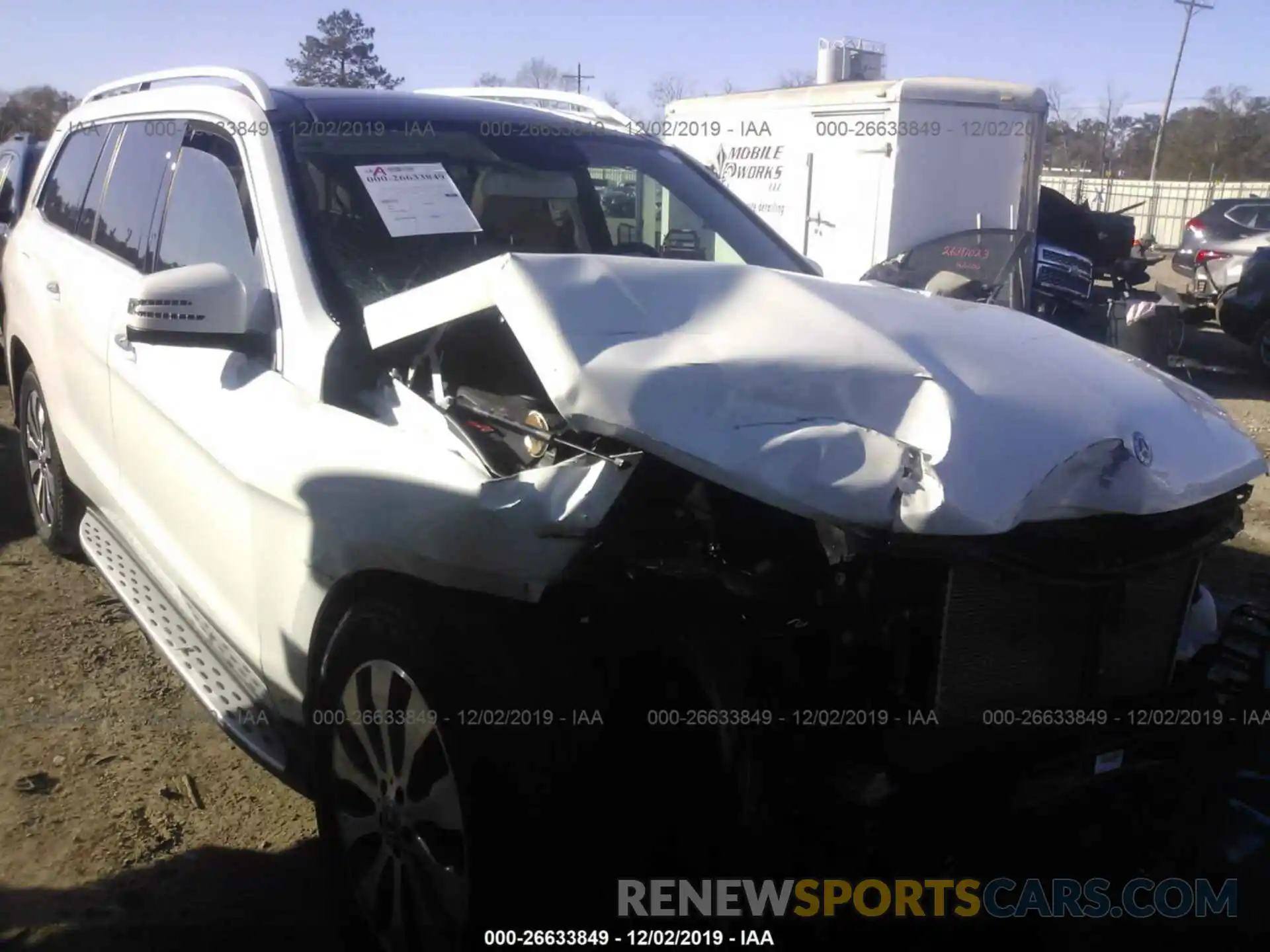 1 Photograph of a damaged car 4JGDF6EE0KB224461 MERCEDES-BENZ GLS 2019