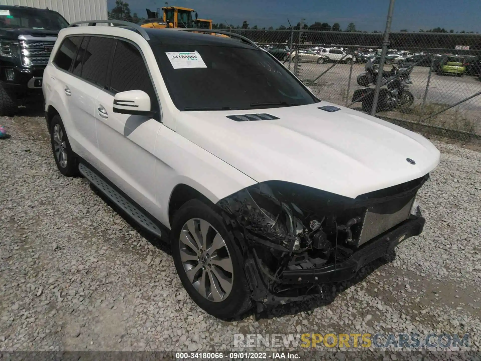 1 Photograph of a damaged car 4JGDF6EE1KB235484 MERCEDES-BENZ GLS 2019