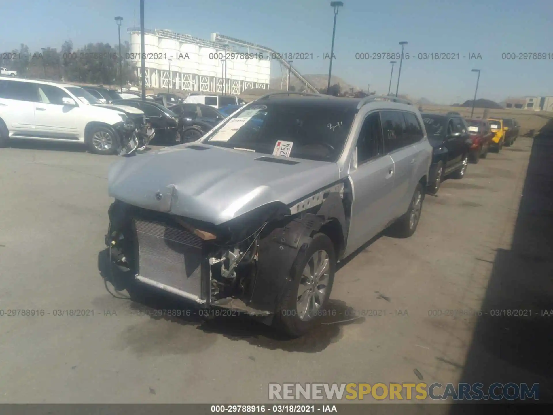 2 Photograph of a damaged car 4JGDF6EE3KB217035 MERCEDES-BENZ GLS 2019