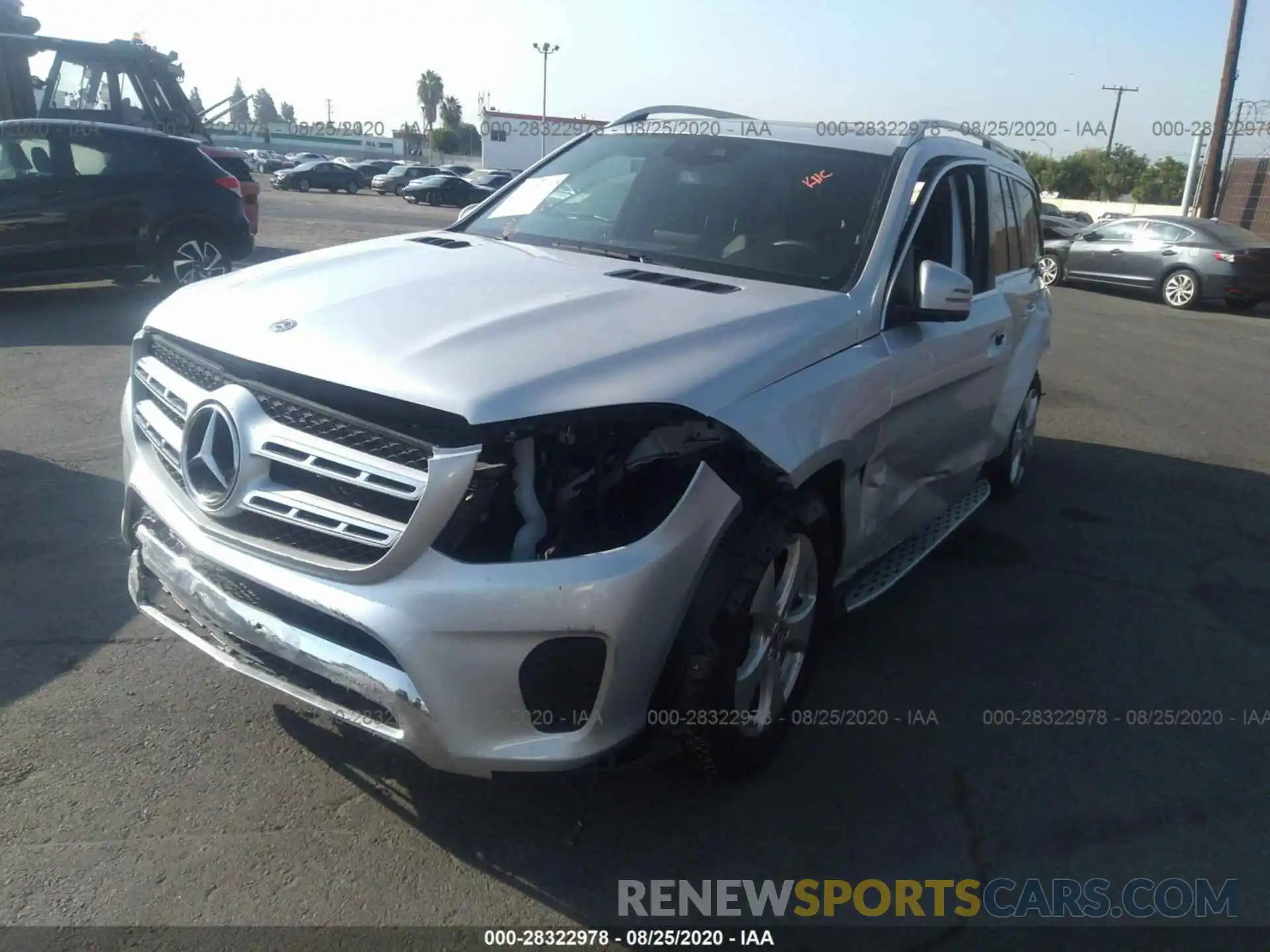 2 Photograph of a damaged car 4JGDF6EE4KB237665 MERCEDES-BENZ GLS 2019