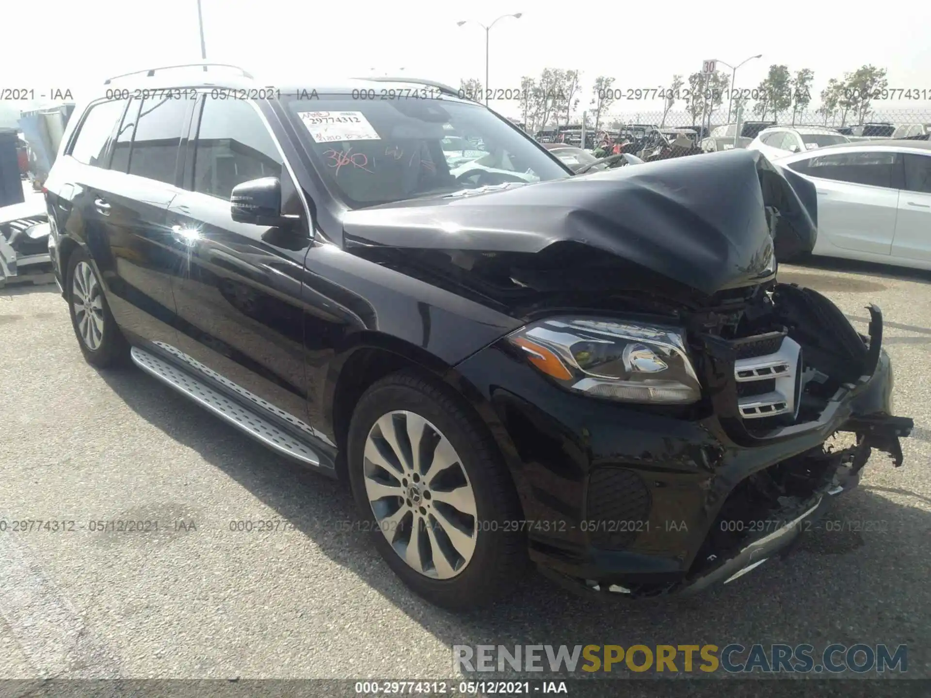 1 Photograph of a damaged car 4JGDF6EE7KB228894 MERCEDES-BENZ GLS 2019