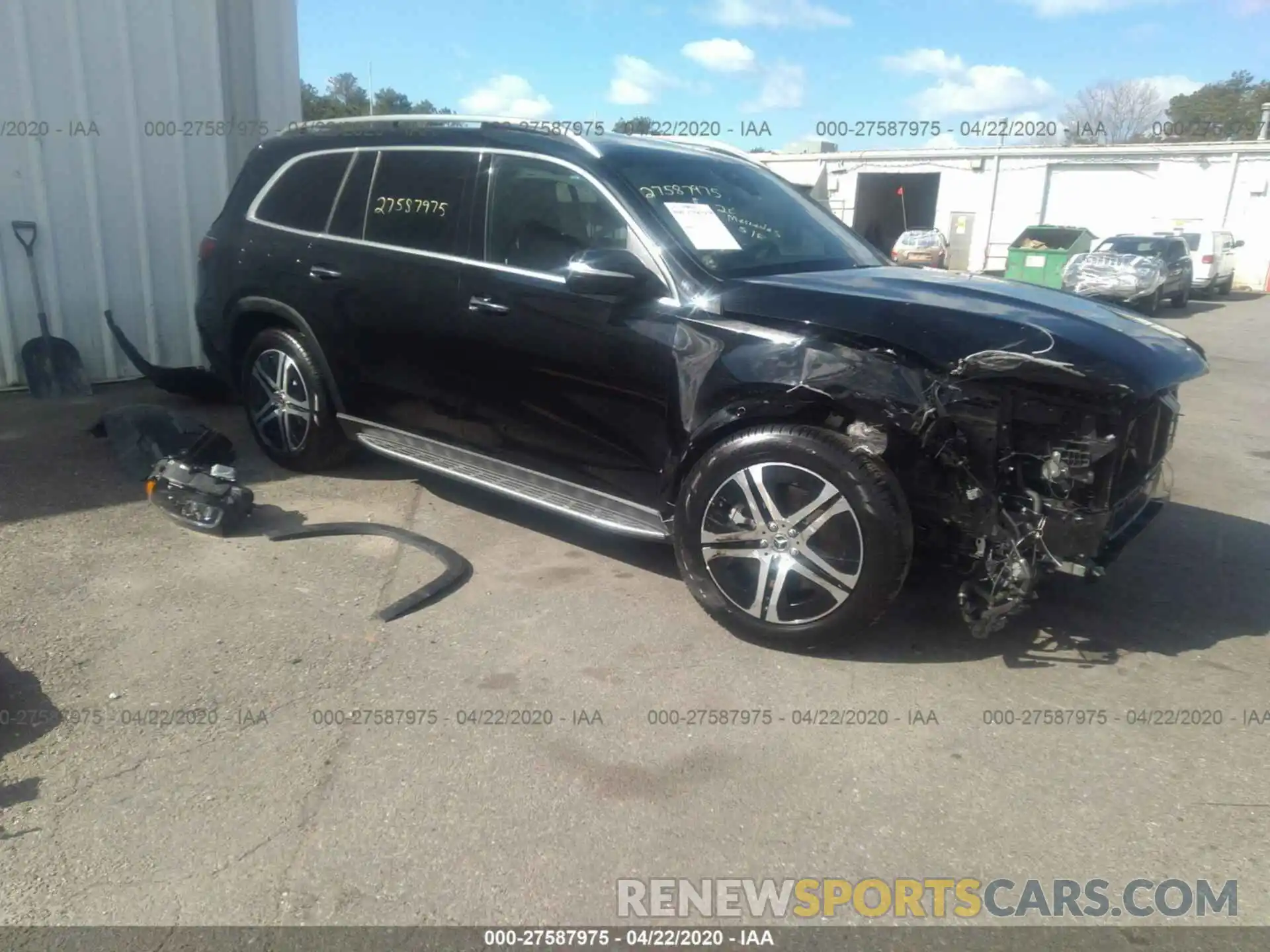 1 Photograph of a damaged car 4JGFF5KE5LA163817 MERCEDES-BENZ GLS 2020