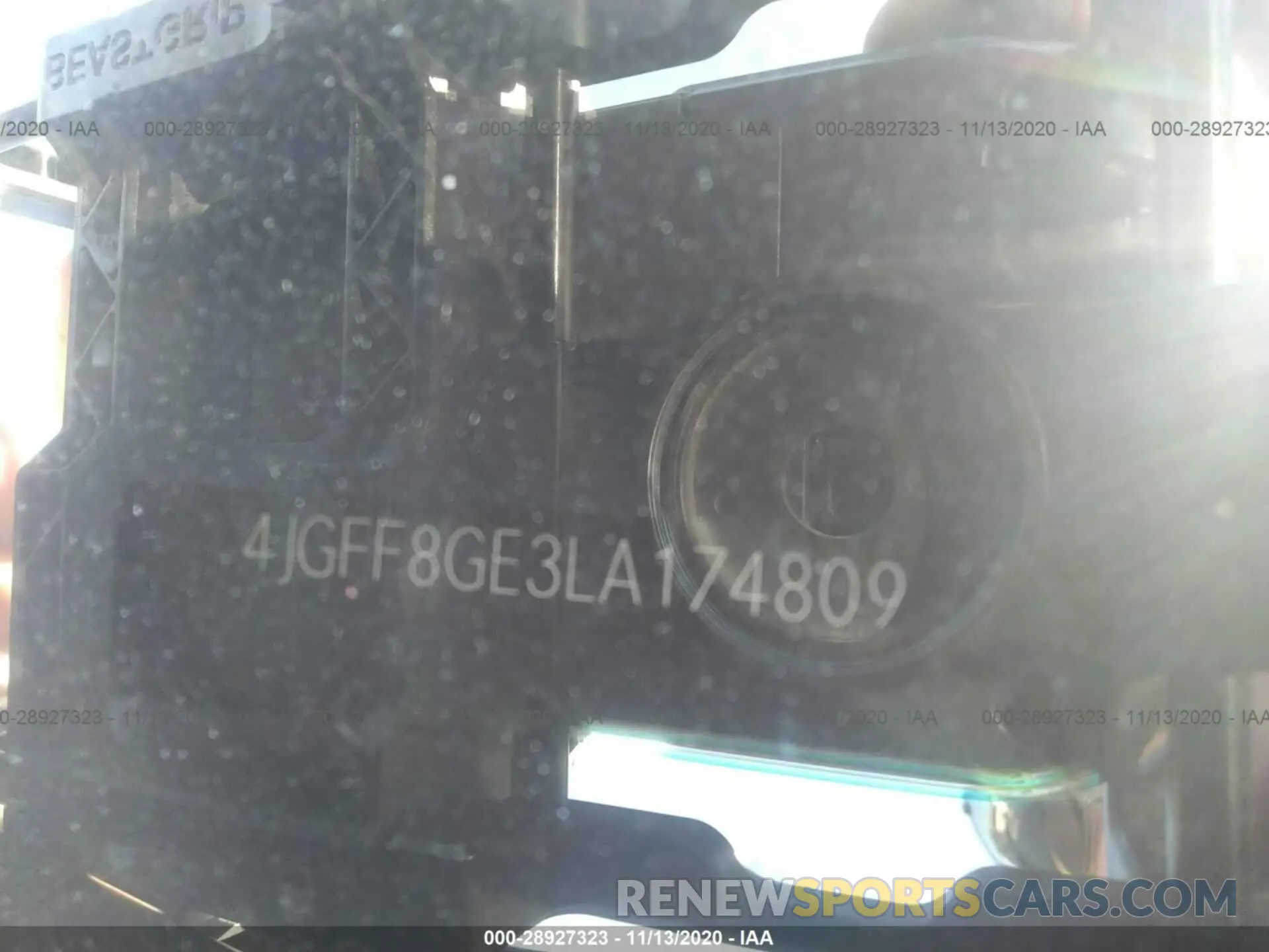 9 Photograph of a damaged car 4JGFF8GE3LA174809 MERCEDES-BENZ GLS 2020