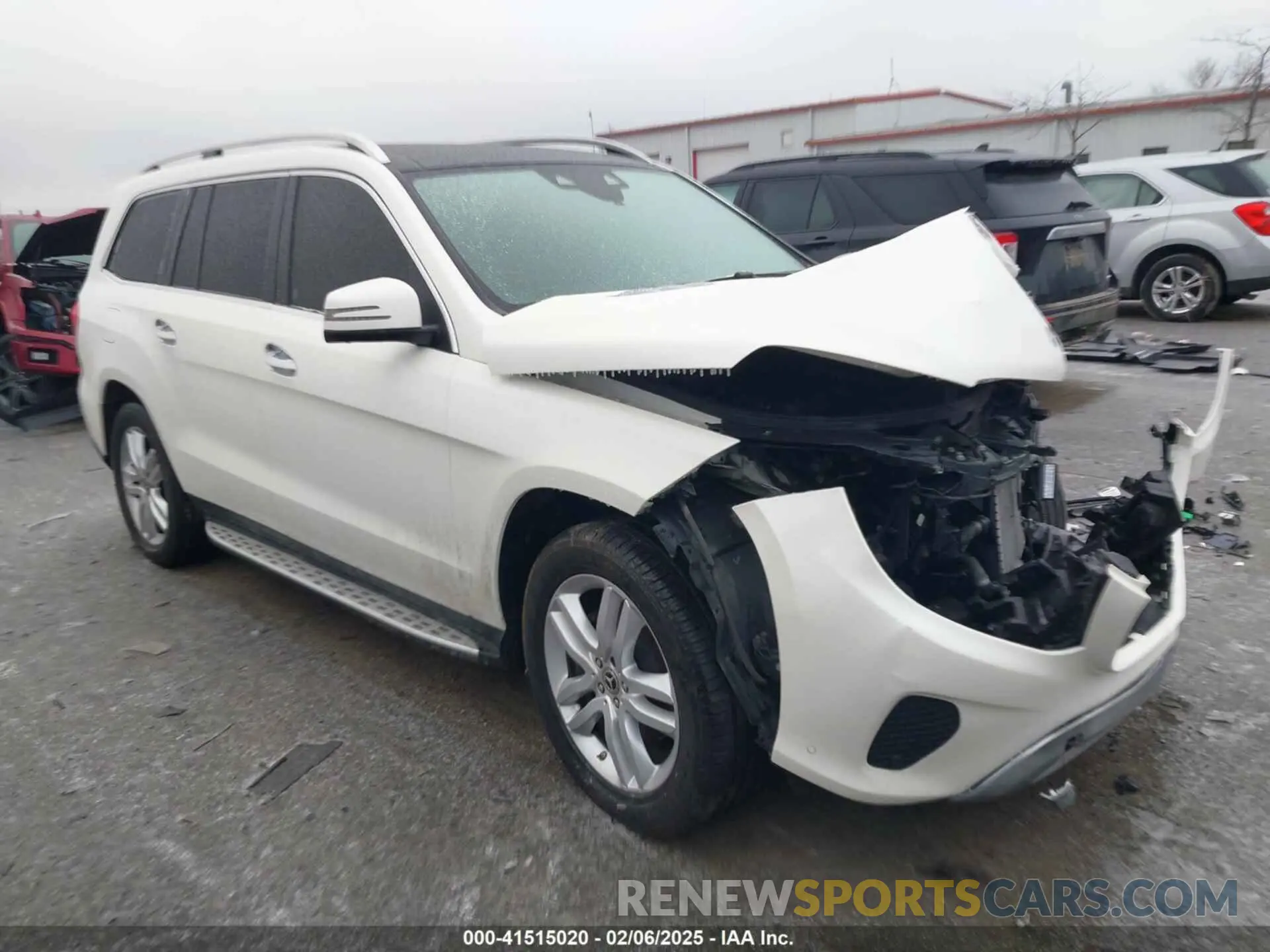 1 Photograph of a damaged car 4JGDF6EE0KB228719 MERCEDES-BENZ GLS 450 2019
