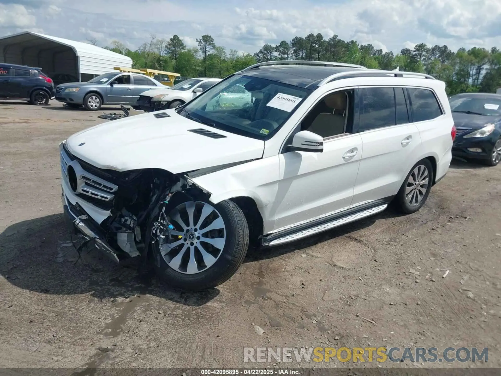 2 Photograph of a damaged car 4JGDF6EE0KB232821 MERCEDES-BENZ GLS 450 2019