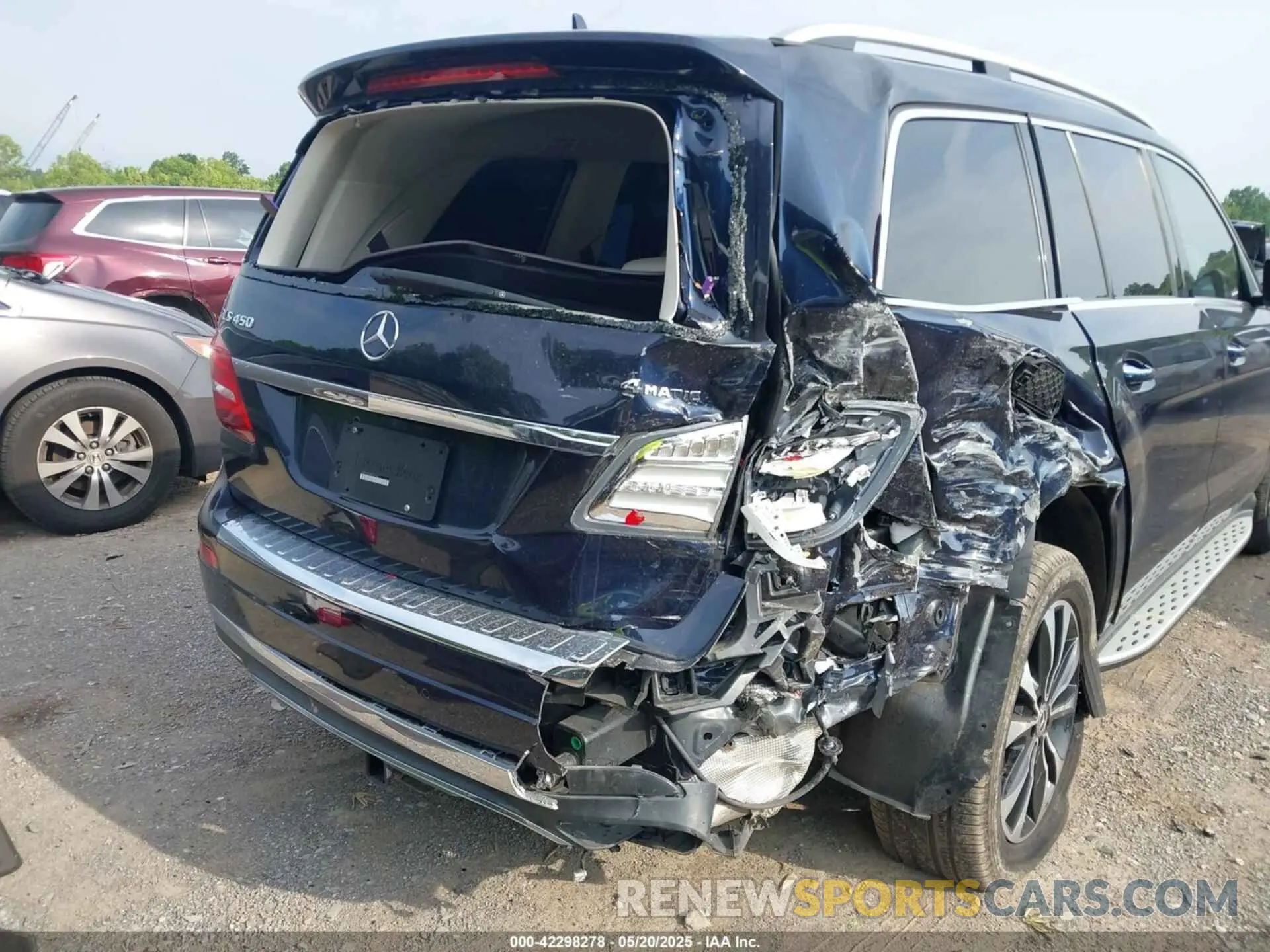 6 Photograph of a damaged car 4JGDF6EE1KB224162 MERCEDES-BENZ GLS 450 2019