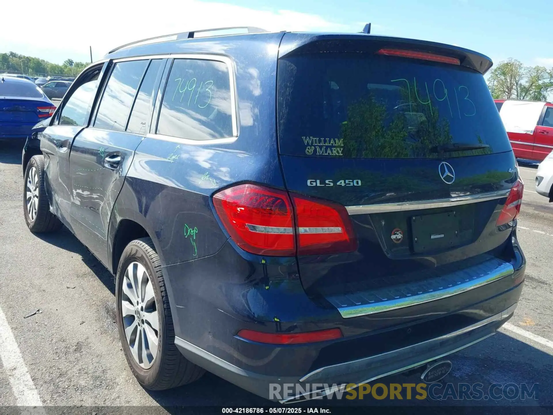 3 Photograph of a damaged car 4JGDF6EE3KB187387 MERCEDES-BENZ GLS 450 2019