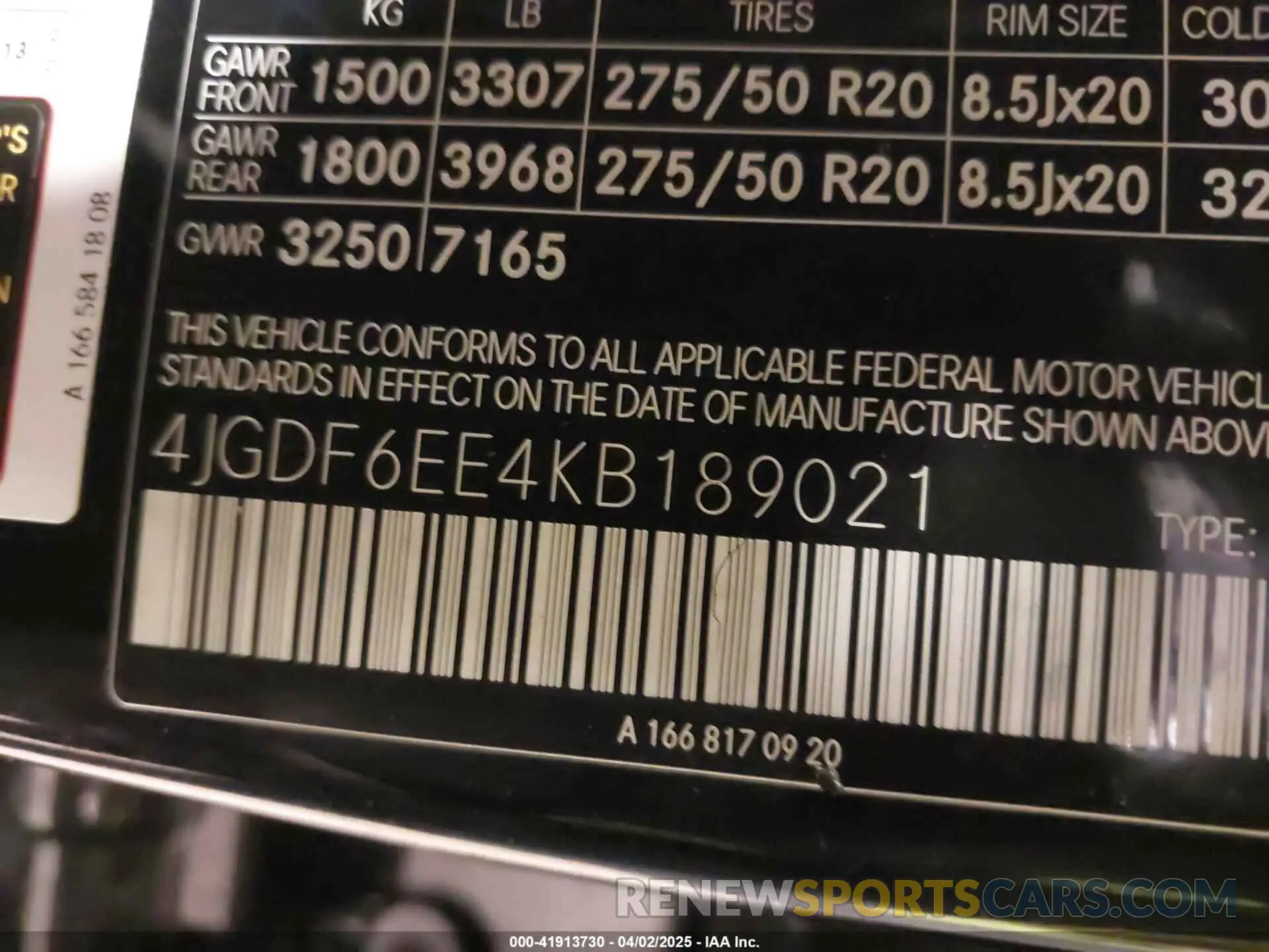 9 Photograph of a damaged car 4JGDF6EE4KB189021 MERCEDES-BENZ GLS 450 2019
