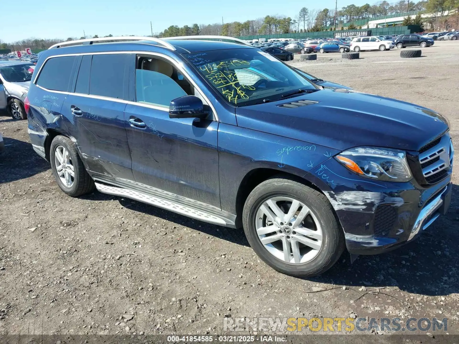 1 Photograph of a damaged car 4JGDF6EE5KB233575 MERCEDES-BENZ GLS 450 2019