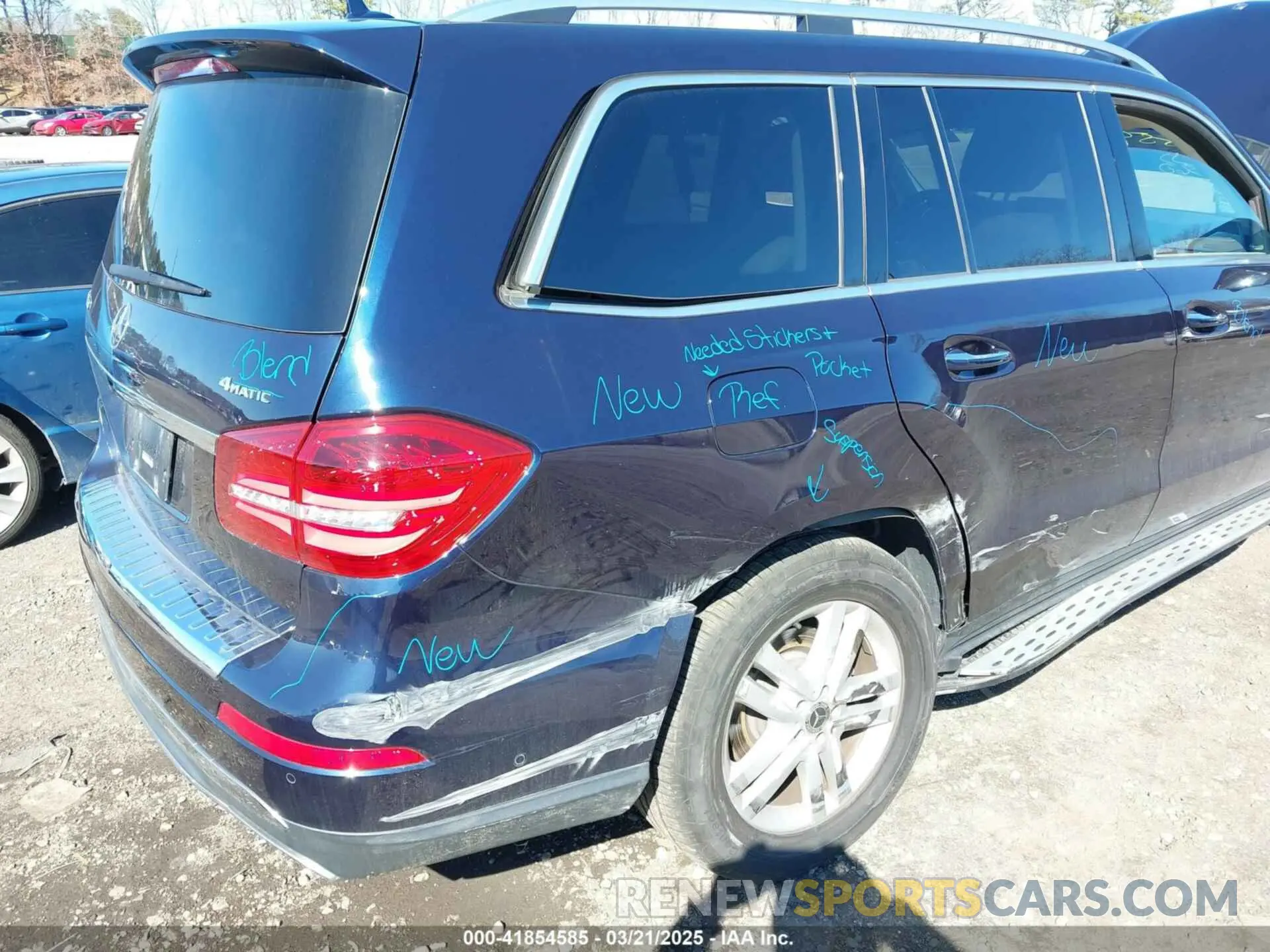 6 Photograph of a damaged car 4JGDF6EE5KB233575 MERCEDES-BENZ GLS 450 2019