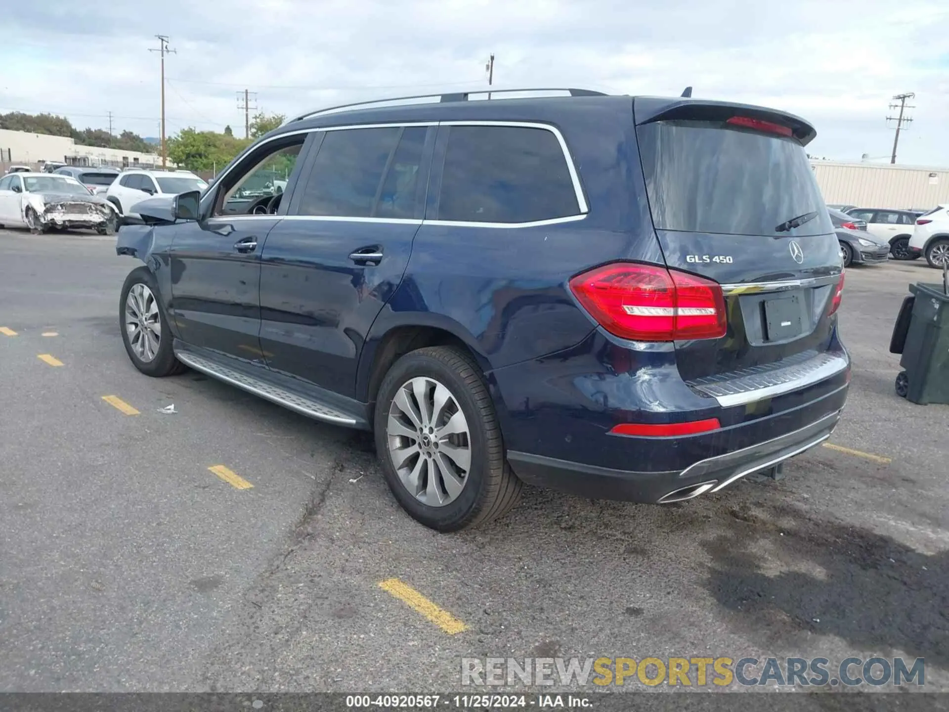 3 Photograph of a damaged car 4JGDF6EE7KB234064 MERCEDES-BENZ GLS 450 2019