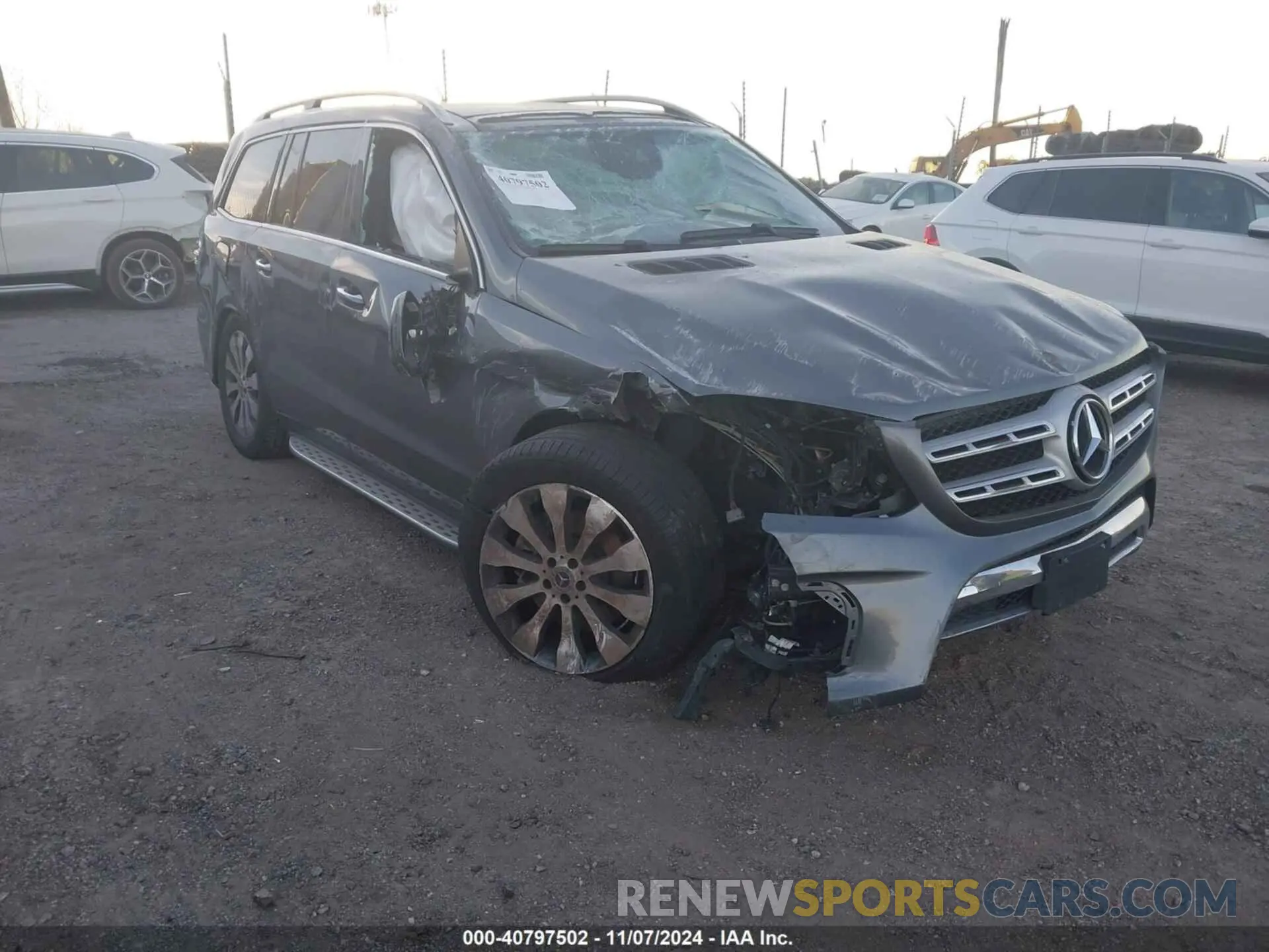 1 Photograph of a damaged car 4JGDF6EE7KB238244 MERCEDES-BENZ GLS 450 2019
