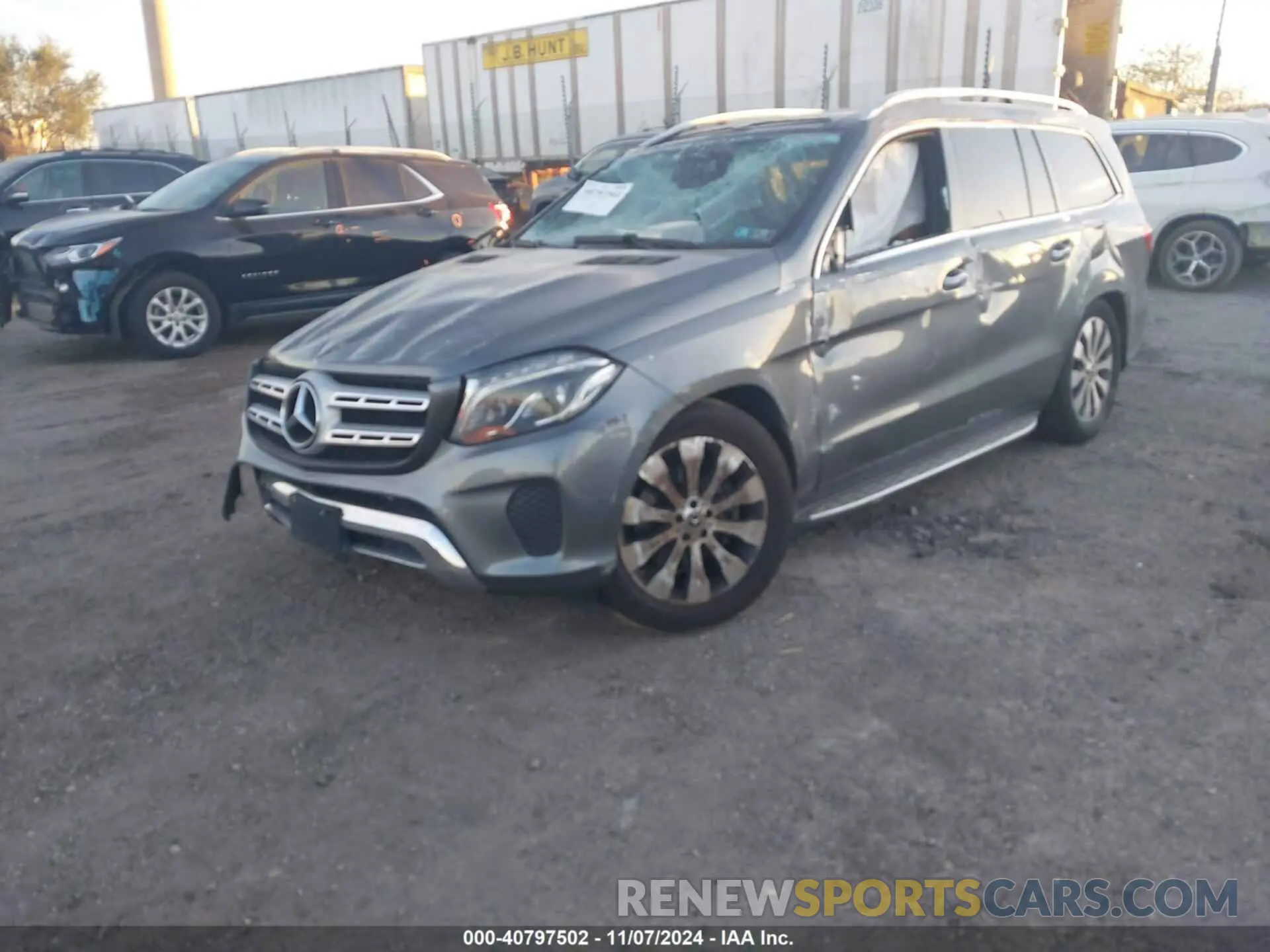 2 Photograph of a damaged car 4JGDF6EE7KB238244 MERCEDES-BENZ GLS 450 2019