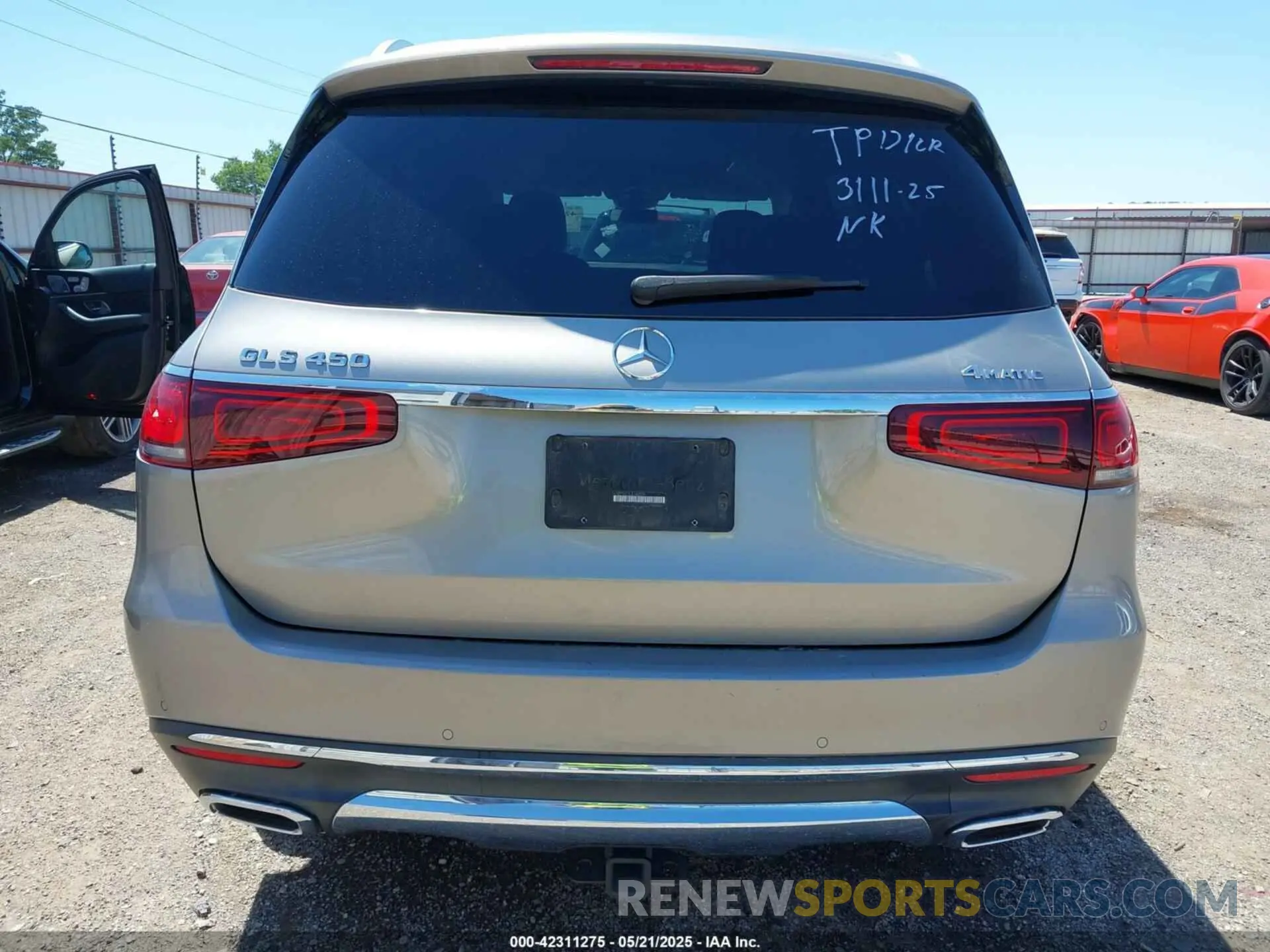 15 Photograph of a damaged car 4JGFF5KE3LA140598 MERCEDES-BENZ GLS 450 2020