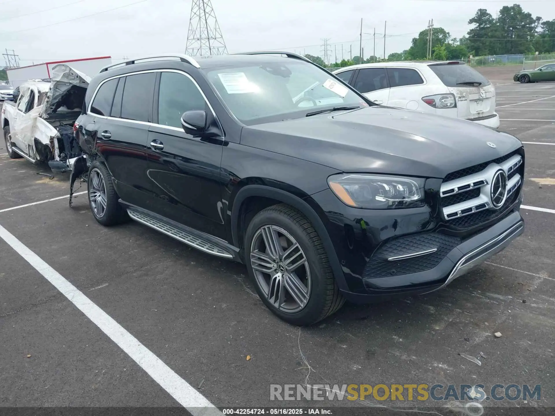 1 Photograph of a damaged car 4JGFF5KE7MA424253 MERCEDES-BENZ GLS 450 2021