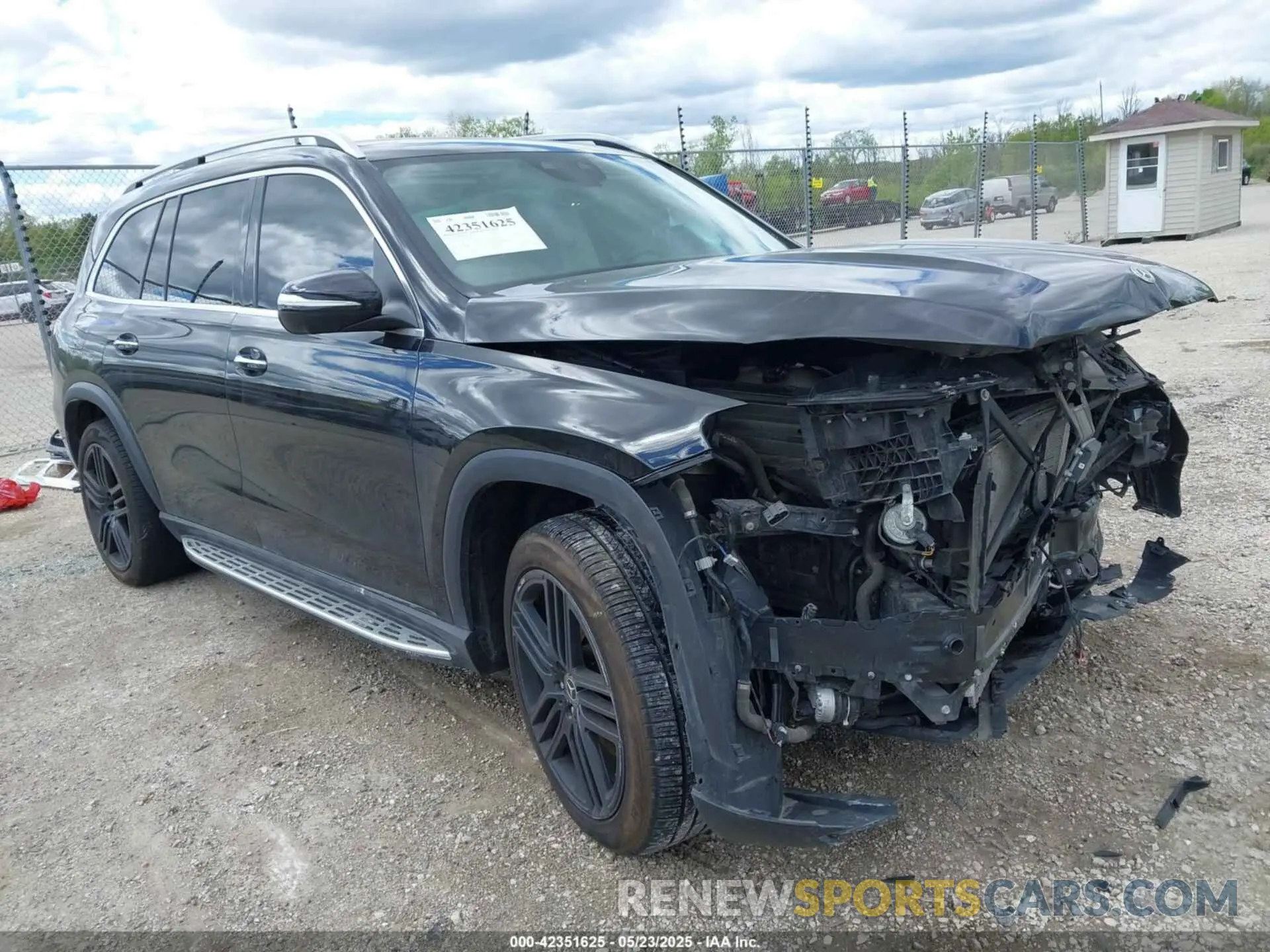 1 Photograph of a damaged car 4JGFF5KEXMA354814 MERCEDES-BENZ GLS 450 2021