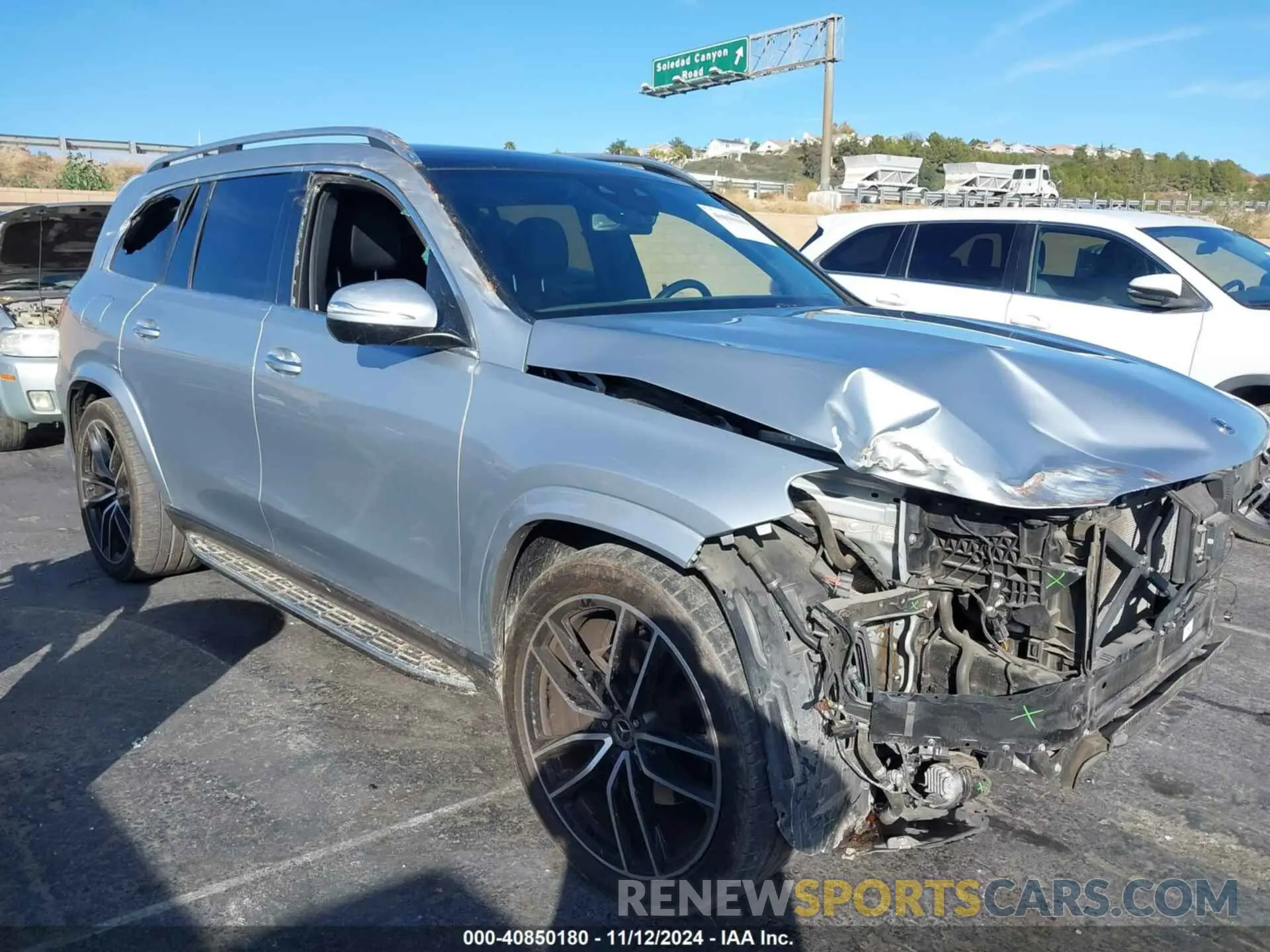 1 Photograph of a damaged car 4JGFF5KE4NA693294 MERCEDES-BENZ GLS 450 2022