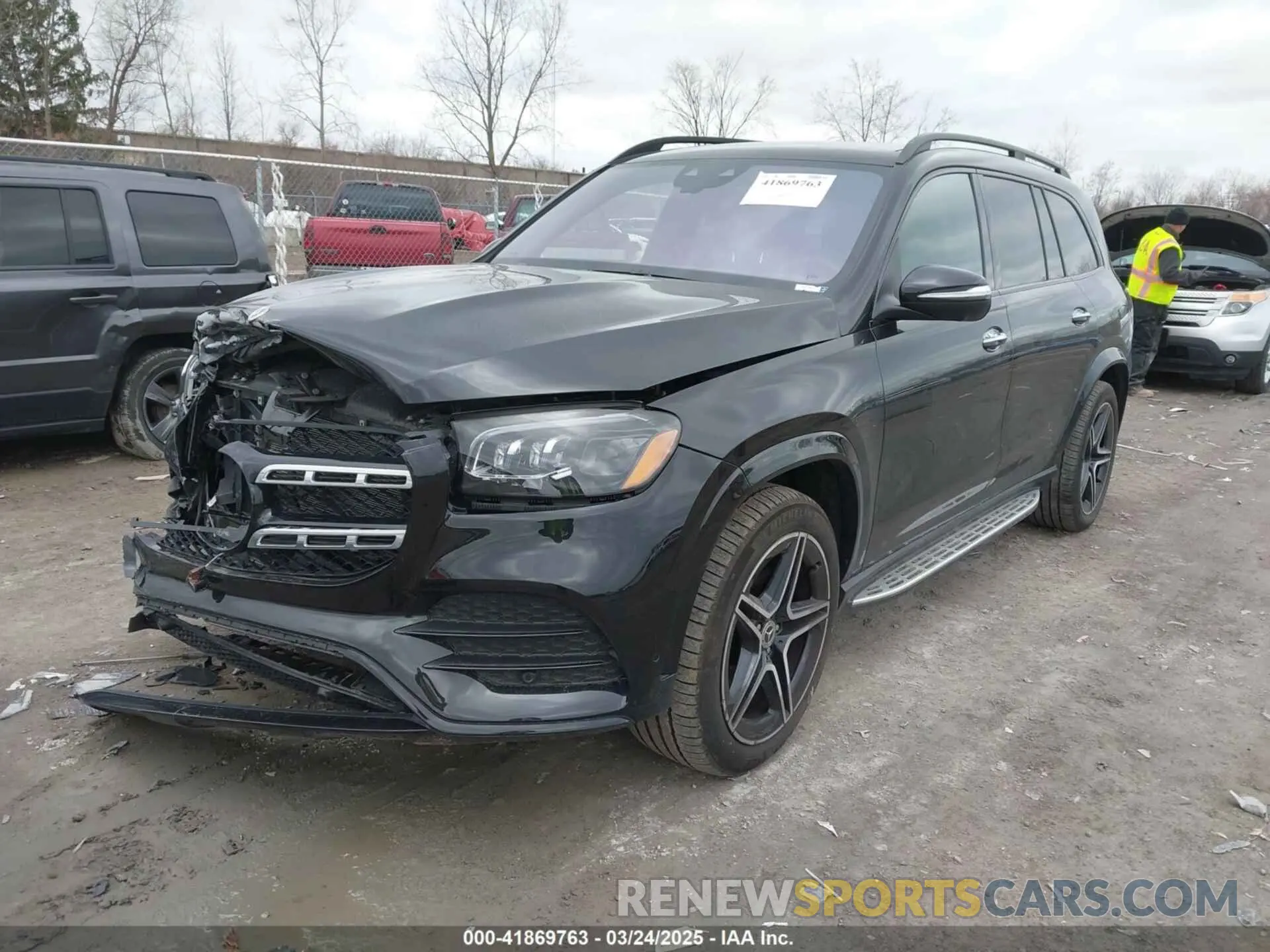 2 Photograph of a damaged car 4JGFF5KE7NA713361 MERCEDES-BENZ GLS 450 2022