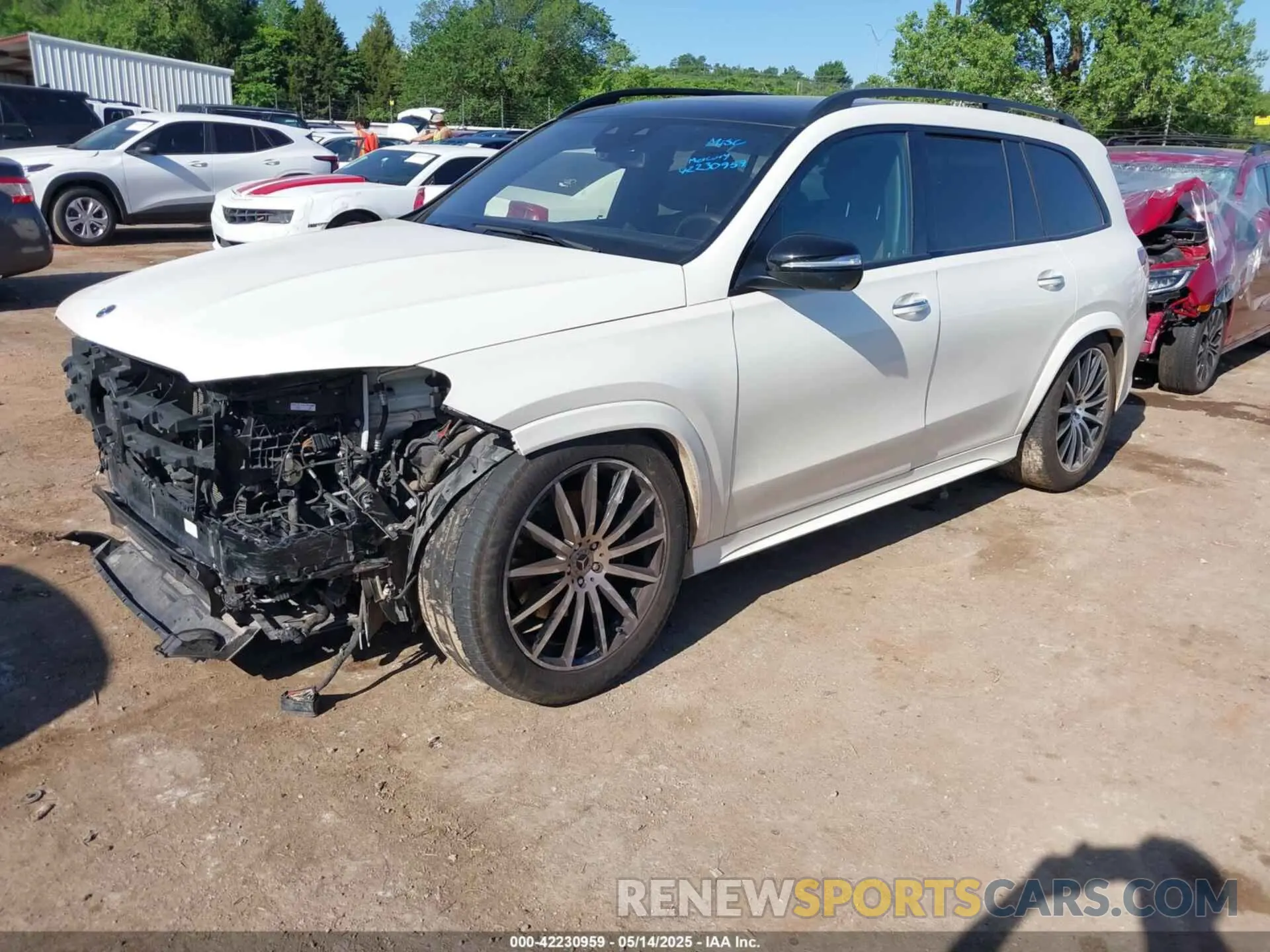 2 Photograph of a damaged car 4JGFF5KE7RB112158 MERCEDES-BENZ GLS 450 2024