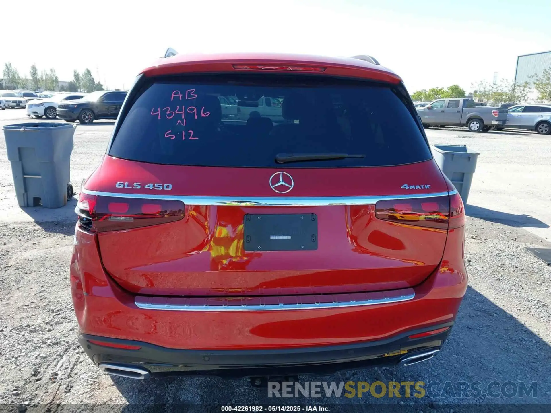 16 Photograph of a damaged car 4JGFF5KE5SB277759 MERCEDES-BENZ GLS 450 2025