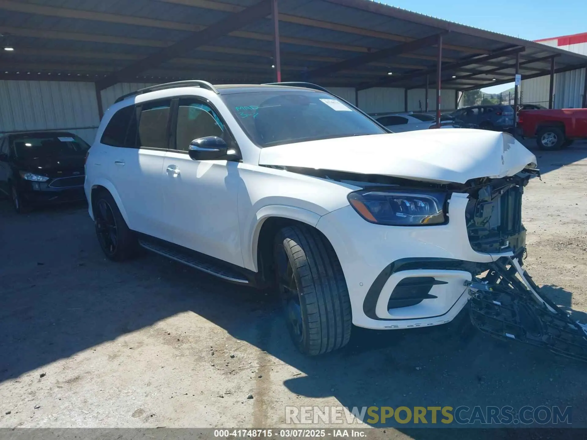 1 Photograph of a damaged car 4JGFF5KE5SB338205 MERCEDES-BENZ GLS 450 2025