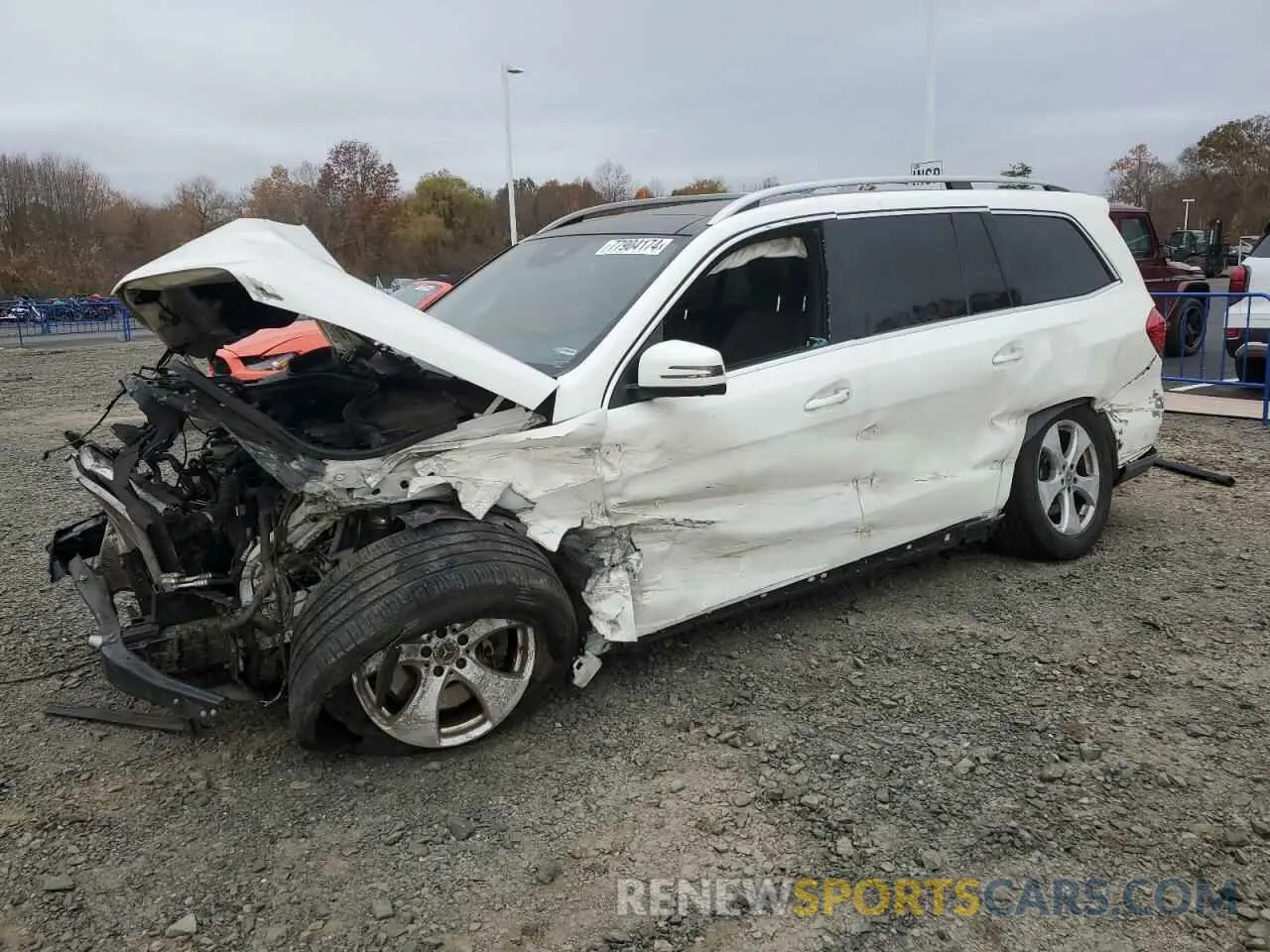 1 Photograph of a damaged car 4JGDF6EE0KB229806 MERCEDES-BENZ GLS-CLASS 2019