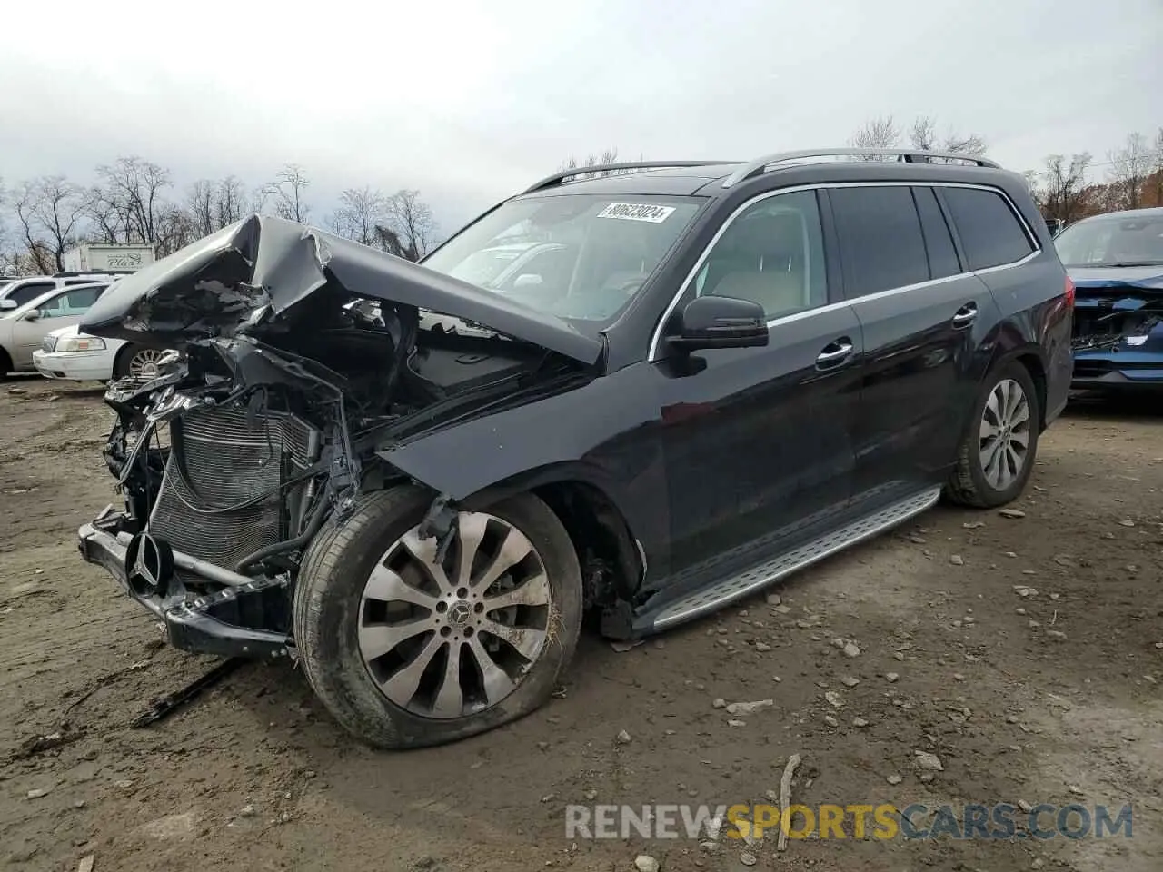 1 Photograph of a damaged car 4JGDF6EE0KB233192 MERCEDES-BENZ GLS-CLASS 2019