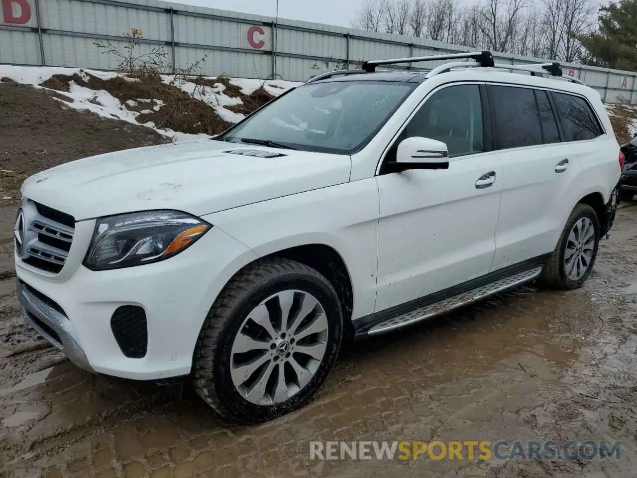 1 Photograph of a damaged car 4JGDF6EE1KB224436 MERCEDES-BENZ GLS-CLASS 2019