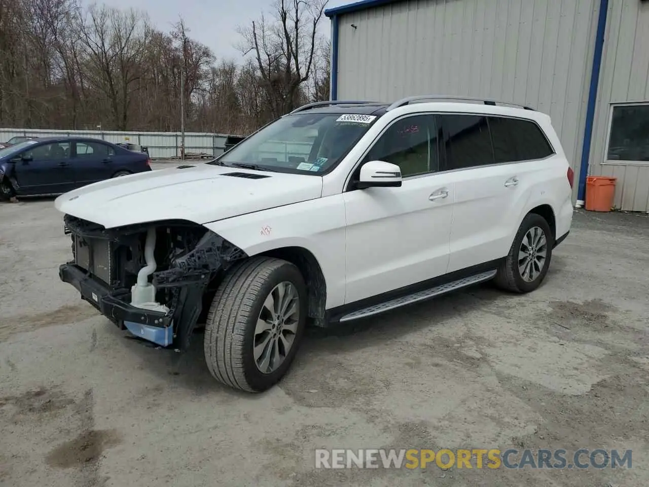 1 Photograph of a damaged car 4JGDF6EE1KB236215 MERCEDES-BENZ GLS-CLASS 2019