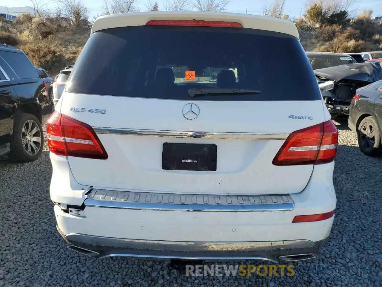 6 Photograph of a damaged car 4JGDF6EE2KB227622 MERCEDES-BENZ GLS-CLASS 2019