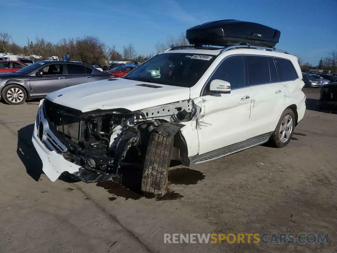 1 Photograph of a damaged car 4JGDF6EE2KB231069 MERCEDES-BENZ GLS-CLASS 2019