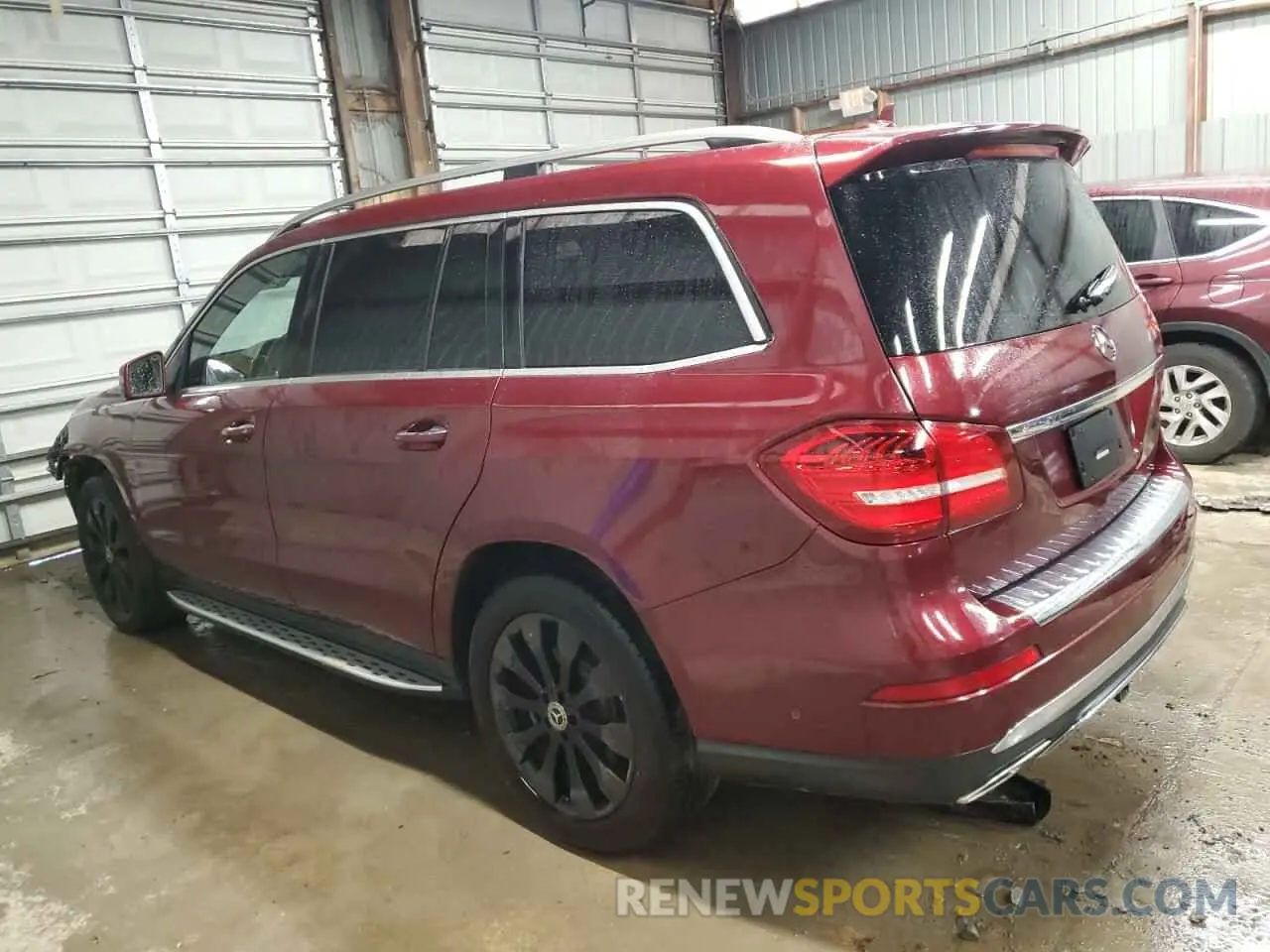 2 Photograph of a damaged car 4JGDF6EE2KB239091 MERCEDES-BENZ GLS-CLASS 2019