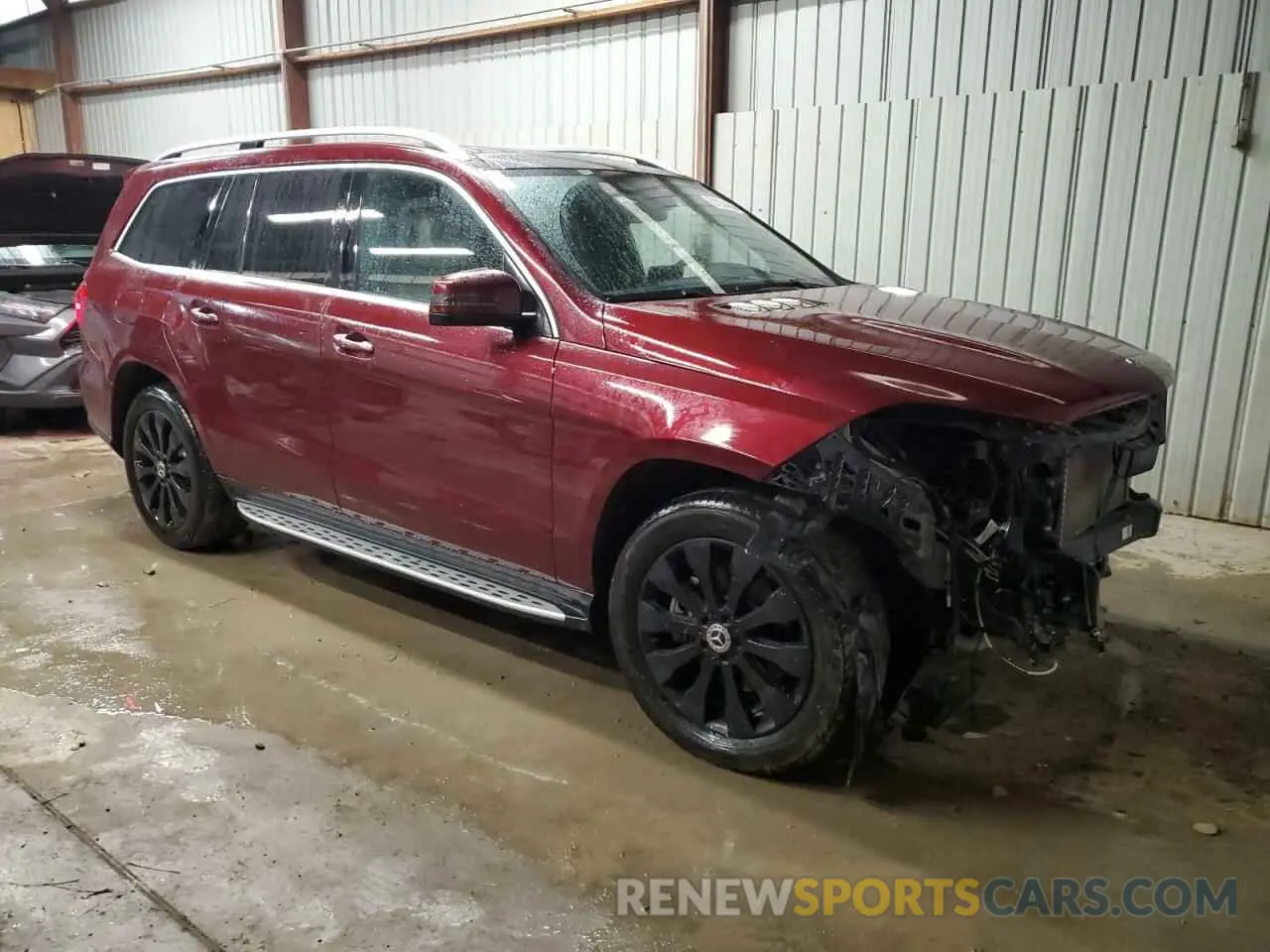 4 Photograph of a damaged car 4JGDF6EE2KB239091 MERCEDES-BENZ GLS-CLASS 2019