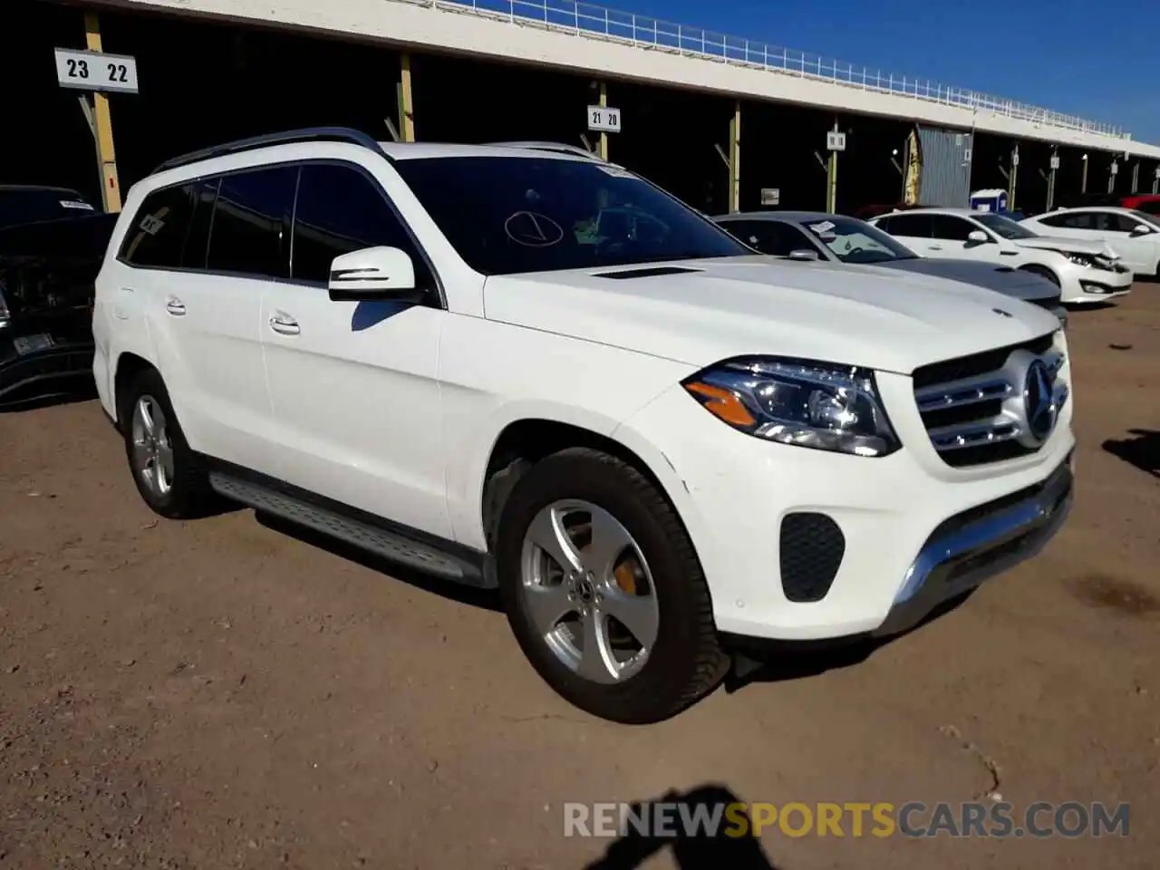 1 Photograph of a damaged car 4JGDF6EE3KB238497 MERCEDES-BENZ GLS-CLASS 2019