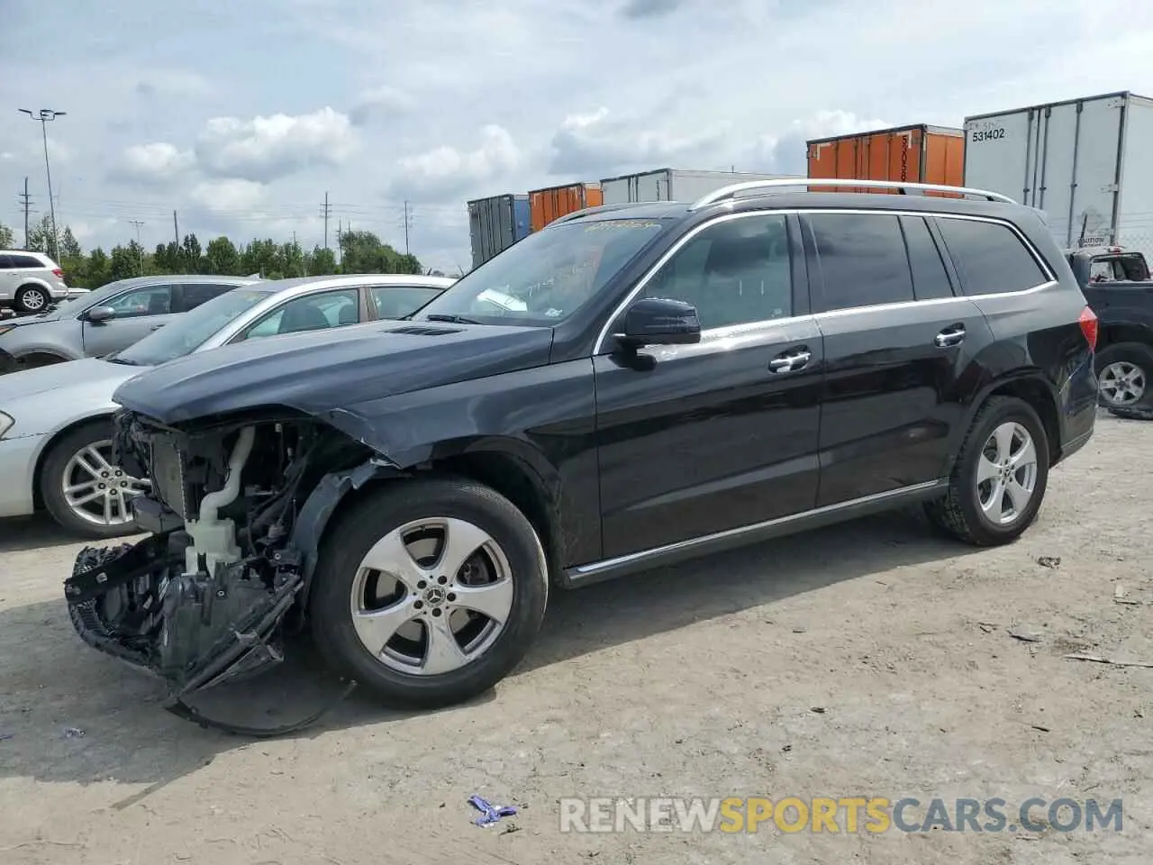 1 Photograph of a damaged car 4JGDF6EE5KB221135 MERCEDES-BENZ GLS-CLASS 2019