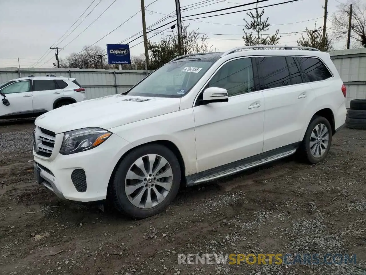 1 Photograph of a damaged car 4JGDF6EE7KB226532 MERCEDES-BENZ GLS-CLASS 2019