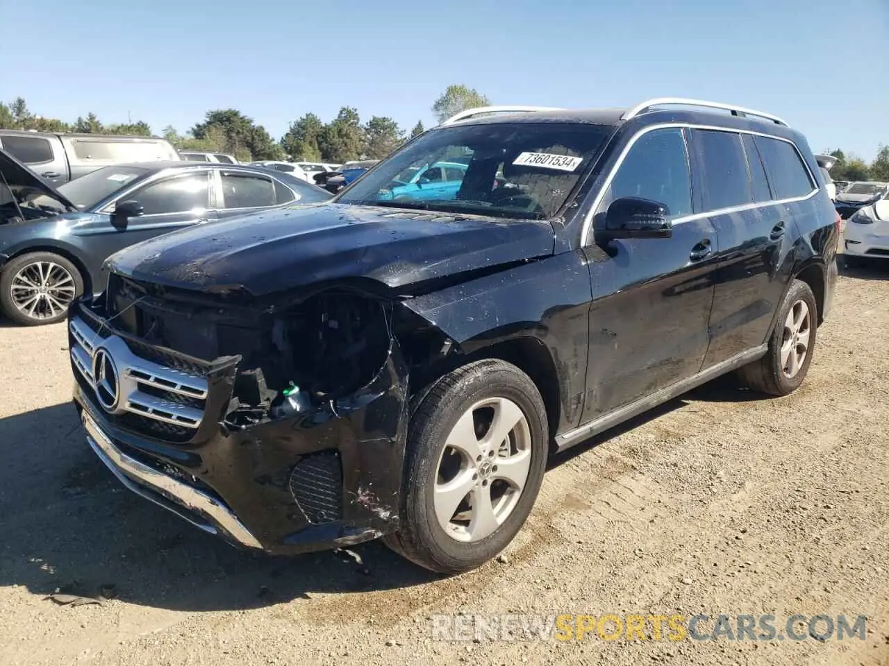 1 Photograph of a damaged car 4JGDF6EE7KB241368 MERCEDES-BENZ GLS-CLASS 2019