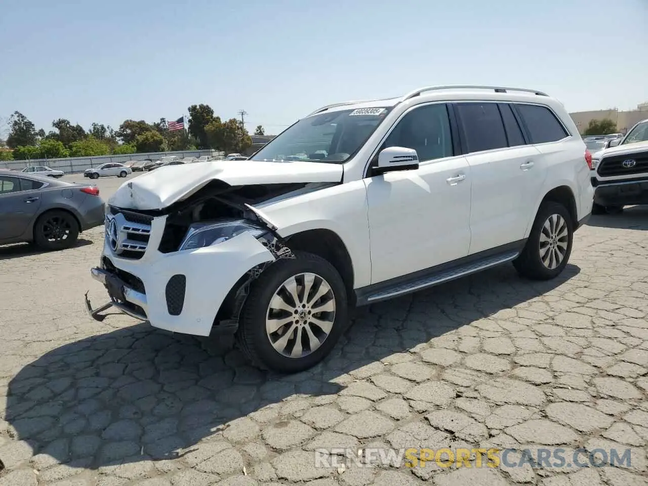 1 Photograph of a damaged car 4JGDF6EE9KB206511 MERCEDES-BENZ GLS-CLASS 2019
