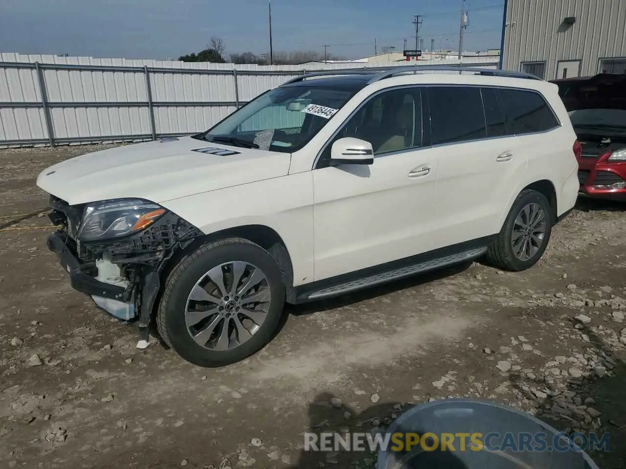 1 Photograph of a damaged car 4JGDF6EE9KB225883 MERCEDES-BENZ GLS-CLASS 2019