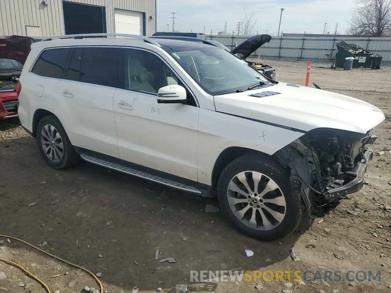 4 Photograph of a damaged car 4JGDF6EE9KB225883 MERCEDES-BENZ GLS-CLASS 2019