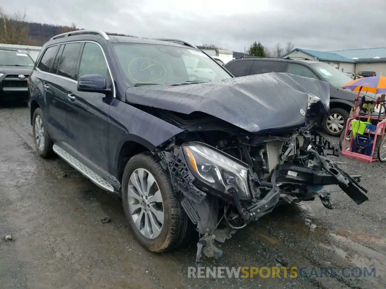 1 Photograph of a damaged car 4JGDF6EEXKB233197 MERCEDES-BENZ GLS-CLASS 2019