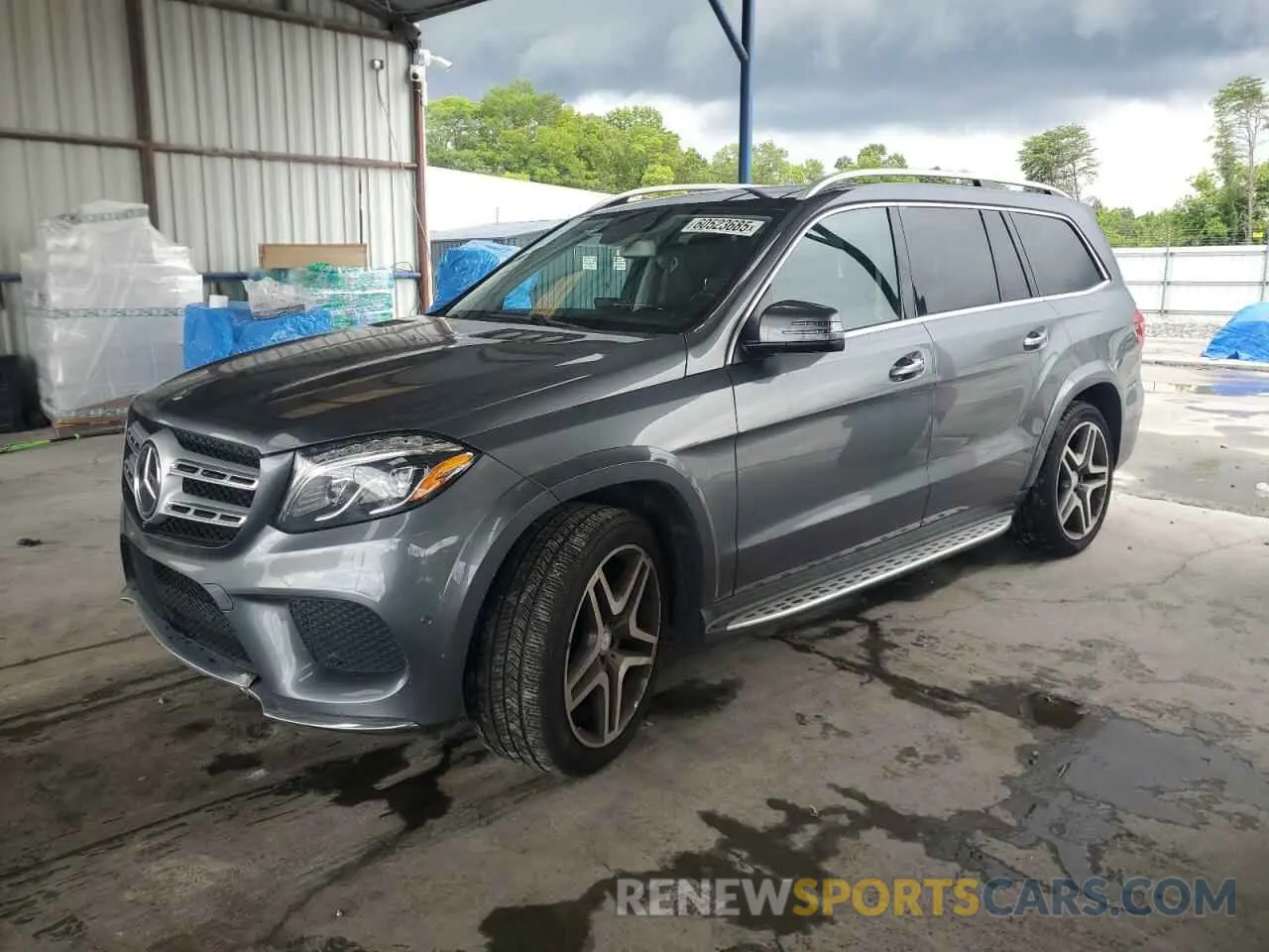1 Photograph of a damaged car 4JGDF7DE0HA852820 MERCEDES-BENZ GLS-CLASS 2019