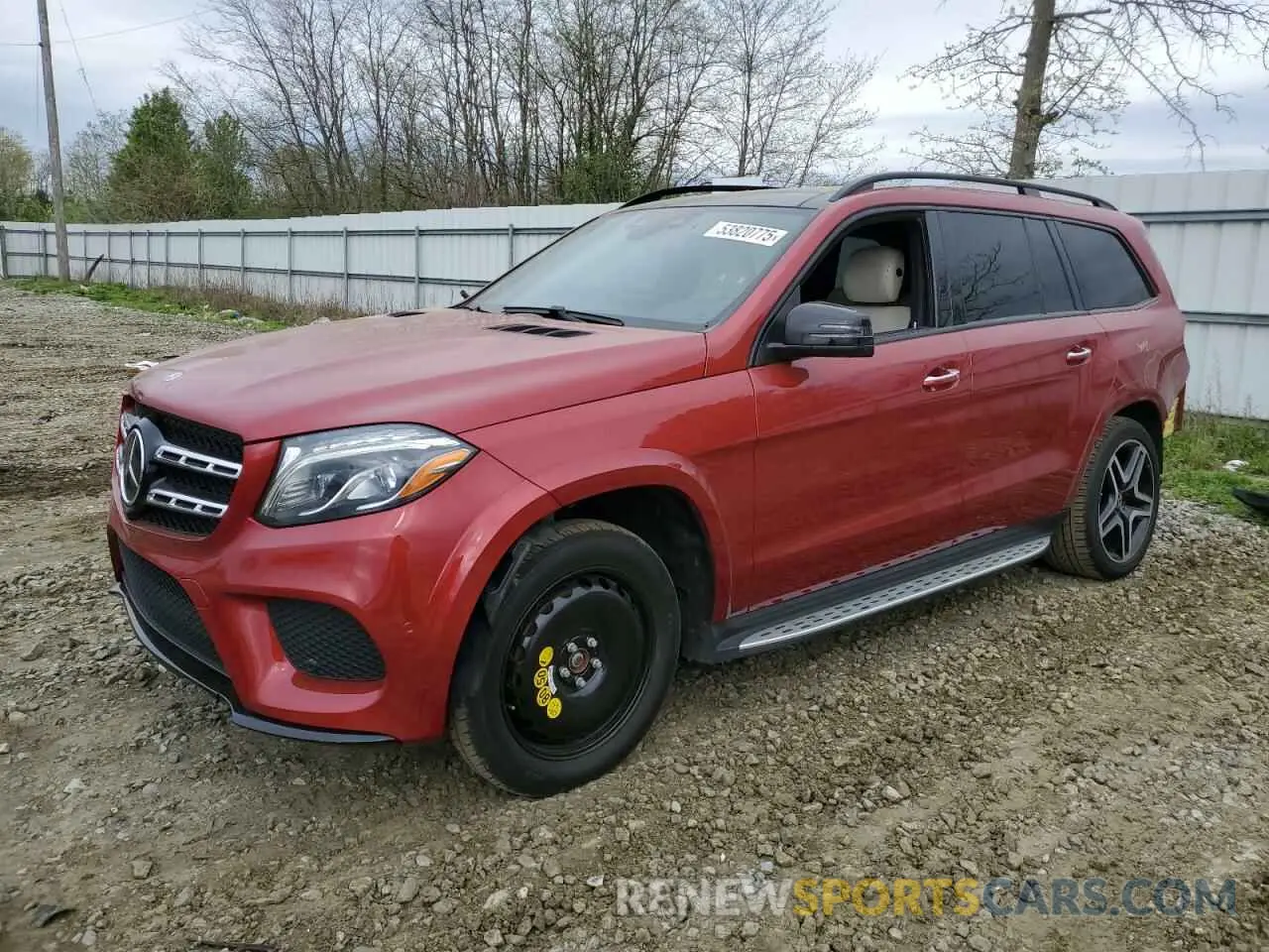 1 Photograph of a damaged car 4JGDF7DE3KB232335 MERCEDES-BENZ GLS-CLASS 2019
