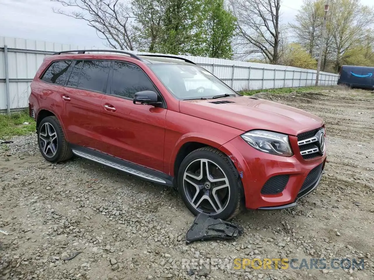 4 Photograph of a damaged car 4JGDF7DE3KB232335 MERCEDES-BENZ GLS-CLASS 2019