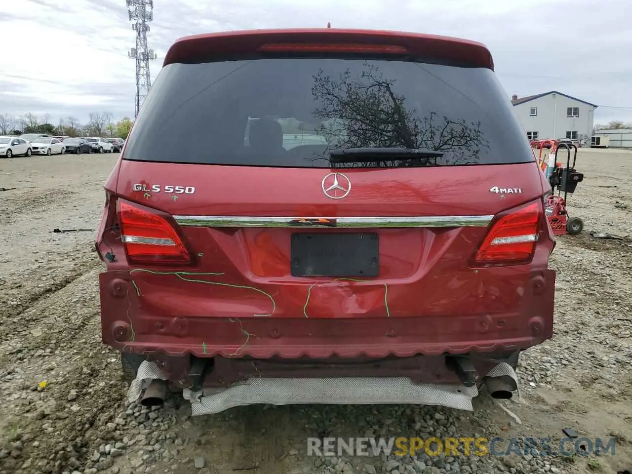 6 Photograph of a damaged car 4JGDF7DE3KB232335 MERCEDES-BENZ GLS-CLASS 2019